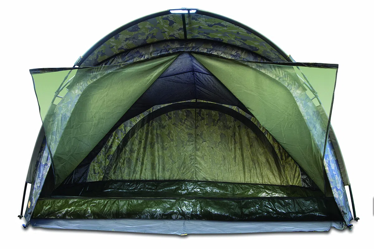 Solar Tackle Undercover Capsule (Convient pour Le Bivouac 2 Personnes) avec Boutons élastiques, Tapis de Sol intégré, Maille intérieure, Boucles de Fixation renforcées Unisexe, Vert, Taille Unique