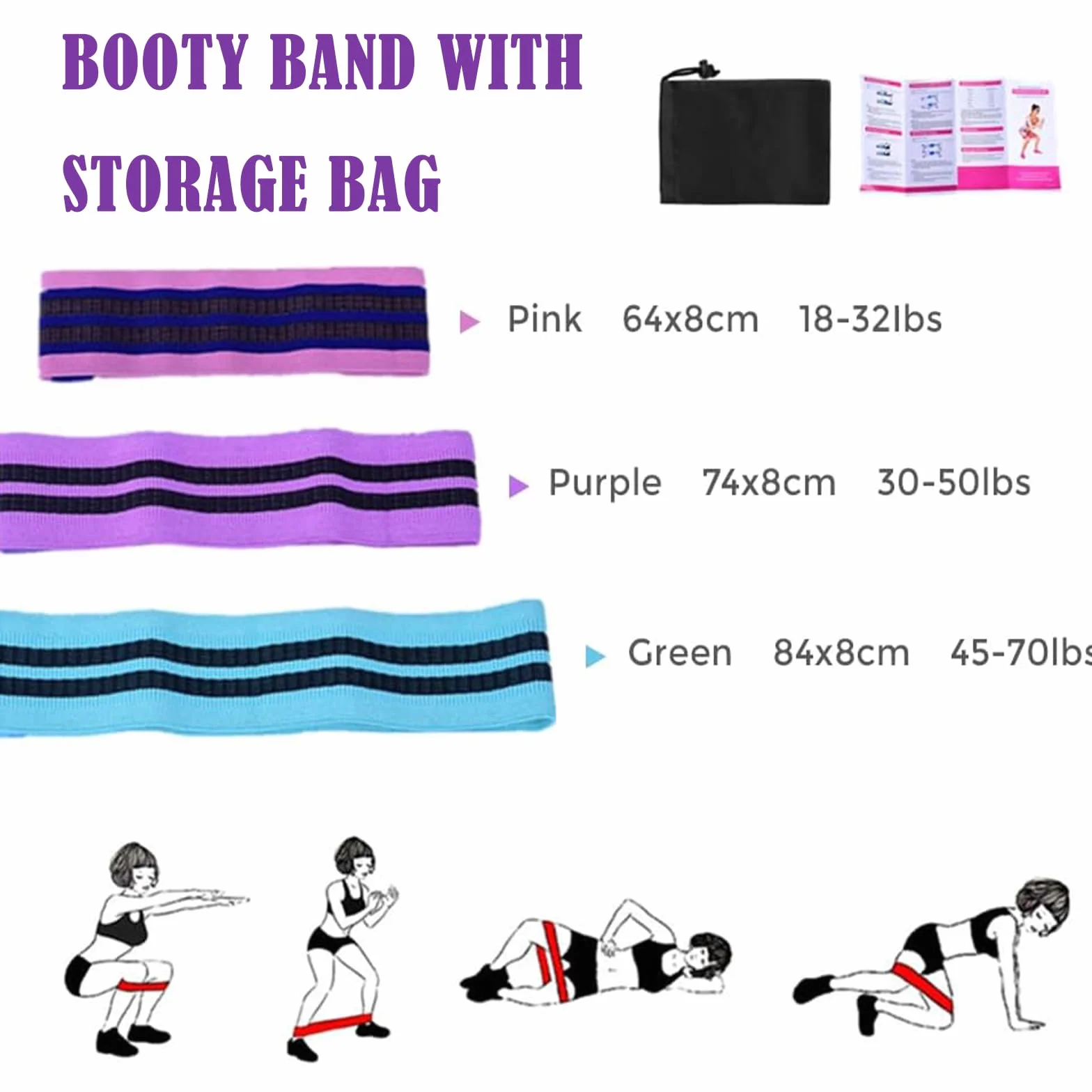Kit Pilates Essentials pour Femmes, Kits De Pilates pour EntraîNements à Domicile, Ensembles De Yoga Portables, avec Ballon De Yoga 25 Cm, Bande RéSistance en Forme De 8