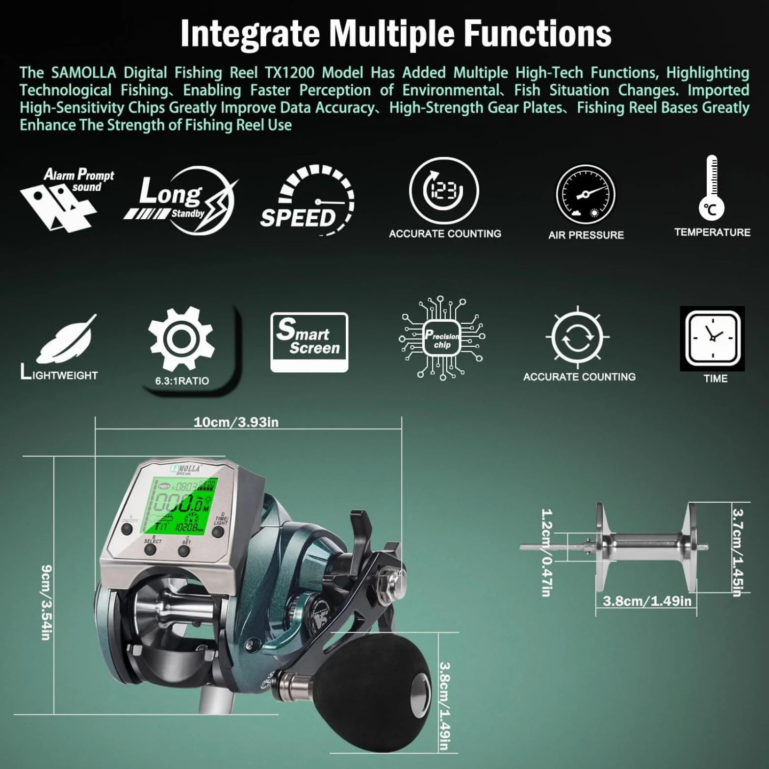 Moulinets de pêche multifonctions intelligents