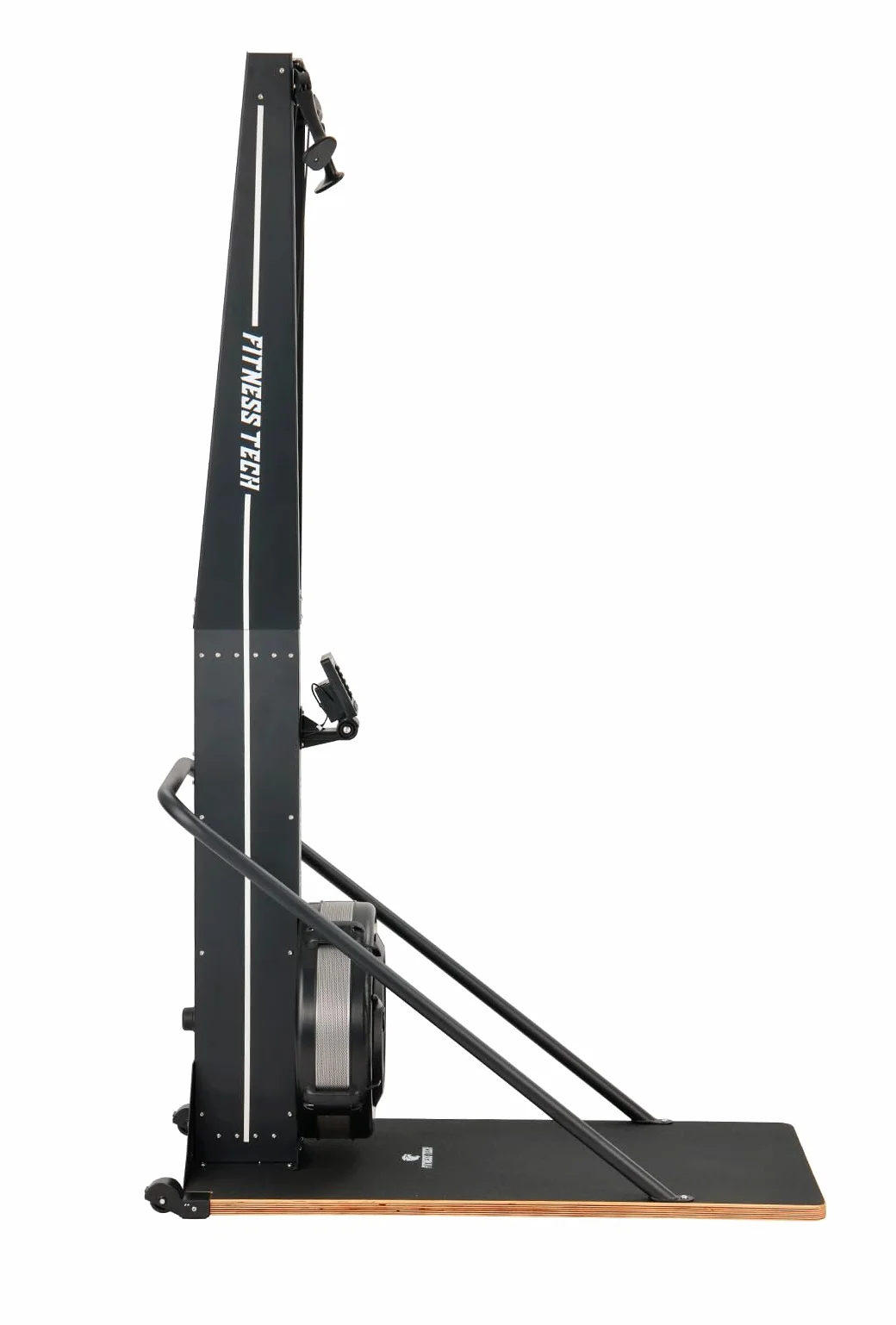 Machine Ski Erg avec Plateforme, entraînement Complet de Musculation et de Cardio, entraînement de Force à Haute Endurance, 130 X 60 X 214 Cm