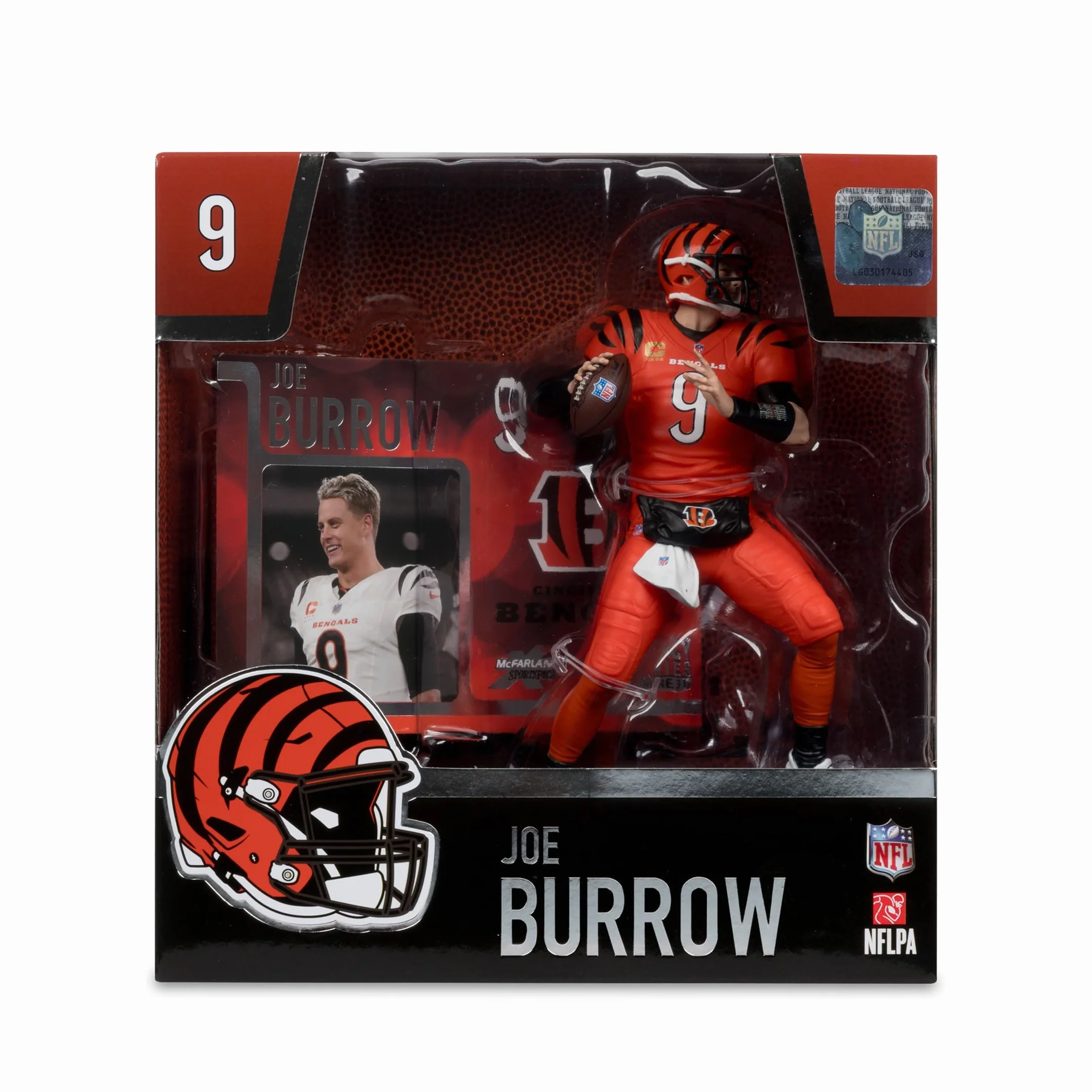 Joe Burrow (Cincinnati Bengals) NFL Figurine McFarlane 17,8 cm