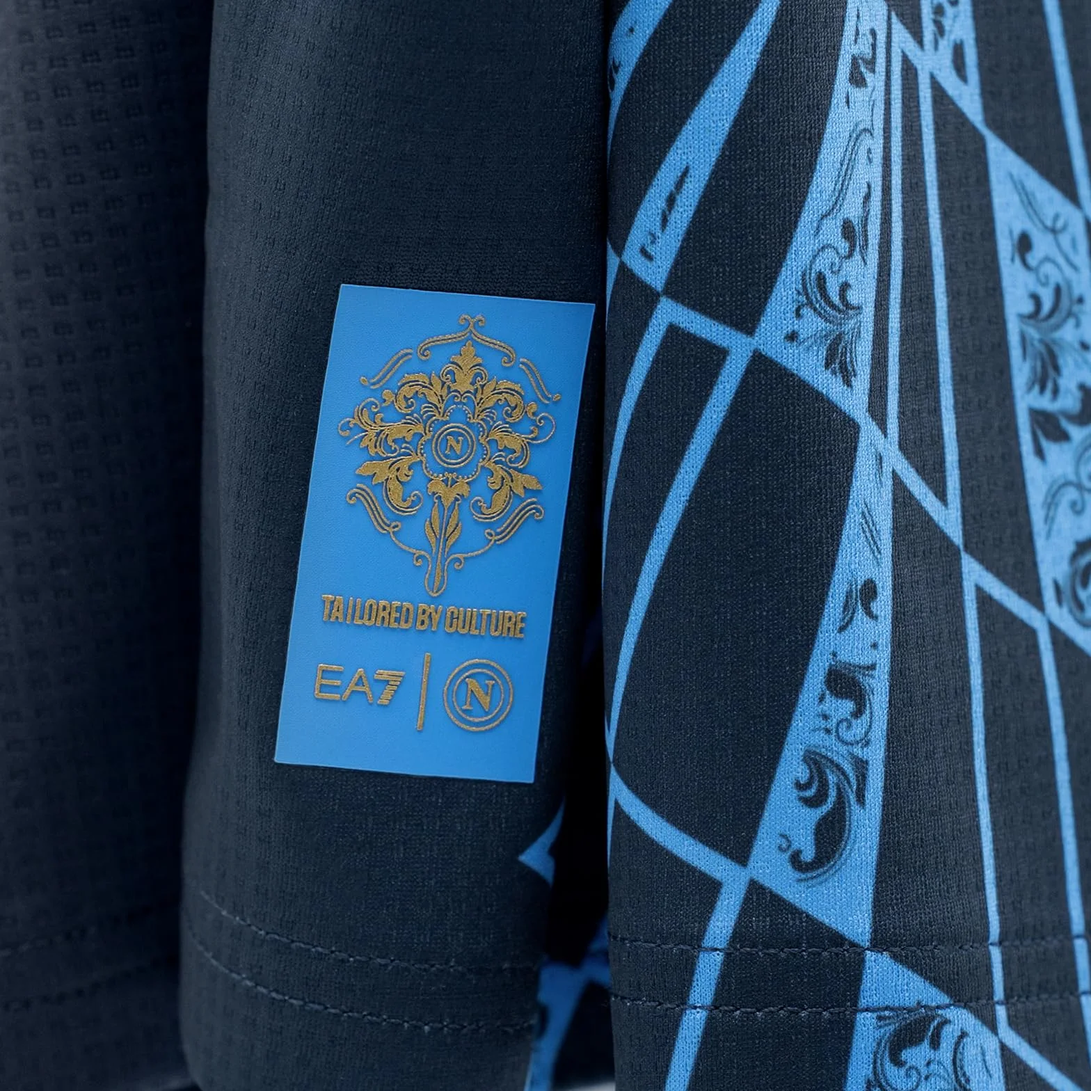 SSC Napoli SSC Napoli Maglia Pre-Match Blu 2025/2026 Ea7 Pull Mixte (Lot de 1)