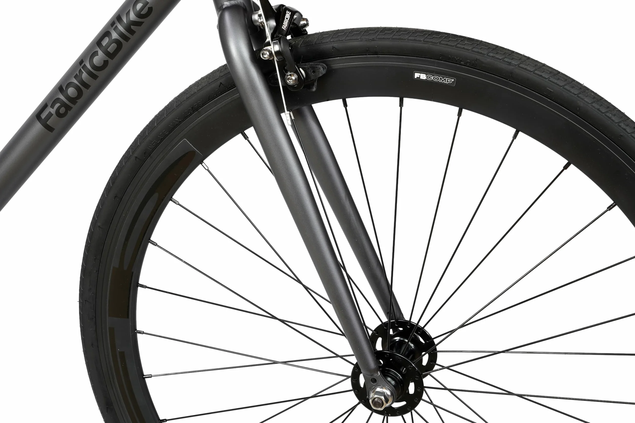 FabricBike Original - Vélo Fixed Gear Bike, Roue 28", vélo à pignon Fixe, vélo Simple Vitesse, Cadre Acier Hi-Ten, 10,45 kg (Taille M).