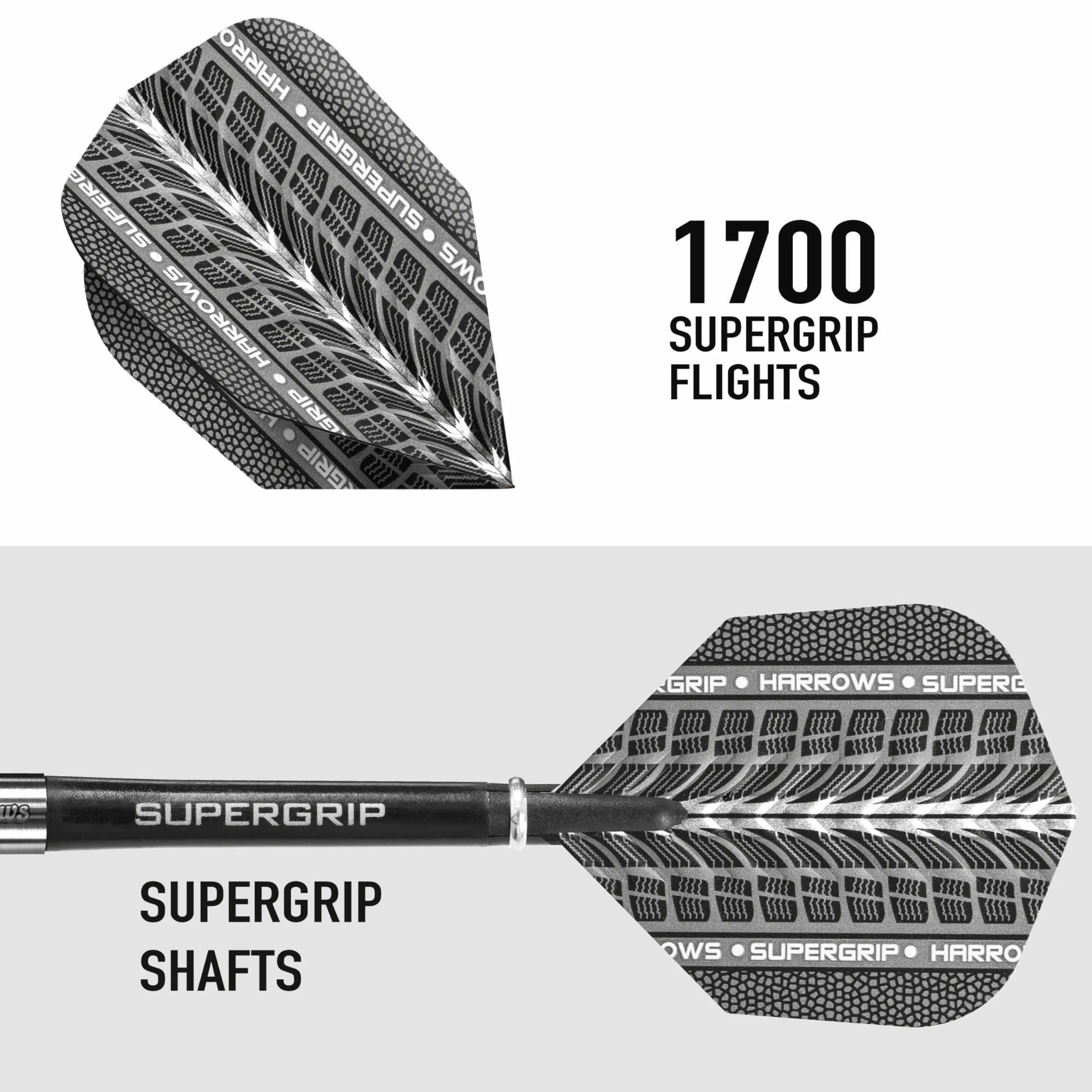 HARROWS Fléchettes SUPERGRIP 90% TUNG 16 G