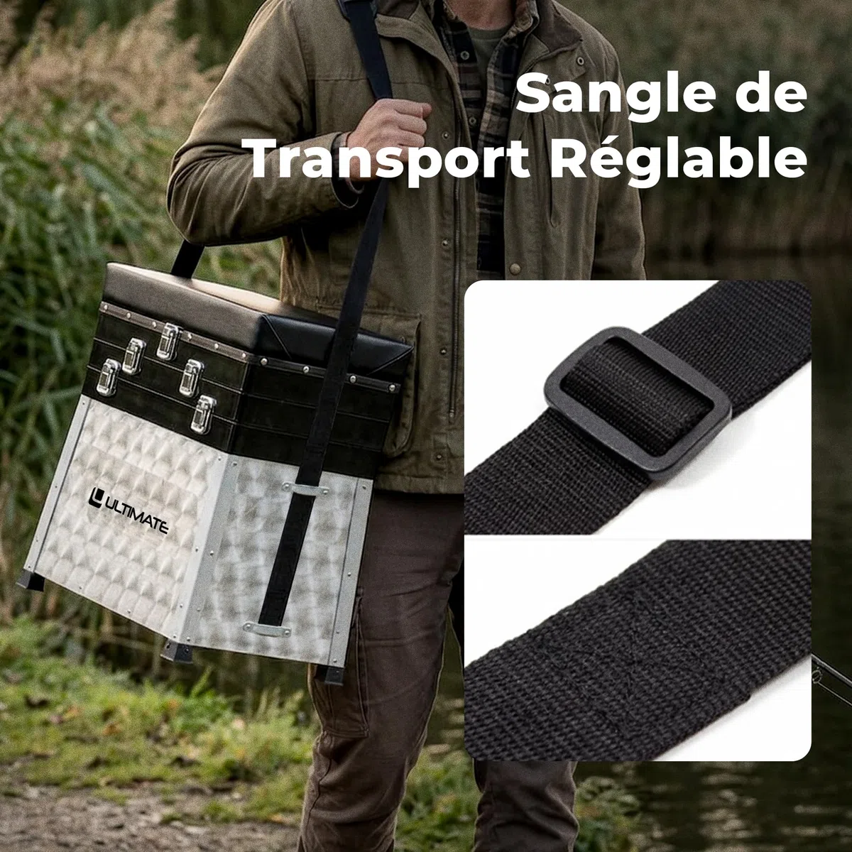 Ultimate Panier/Coffre De Pêche Seatbox - Panier Siège Pêche