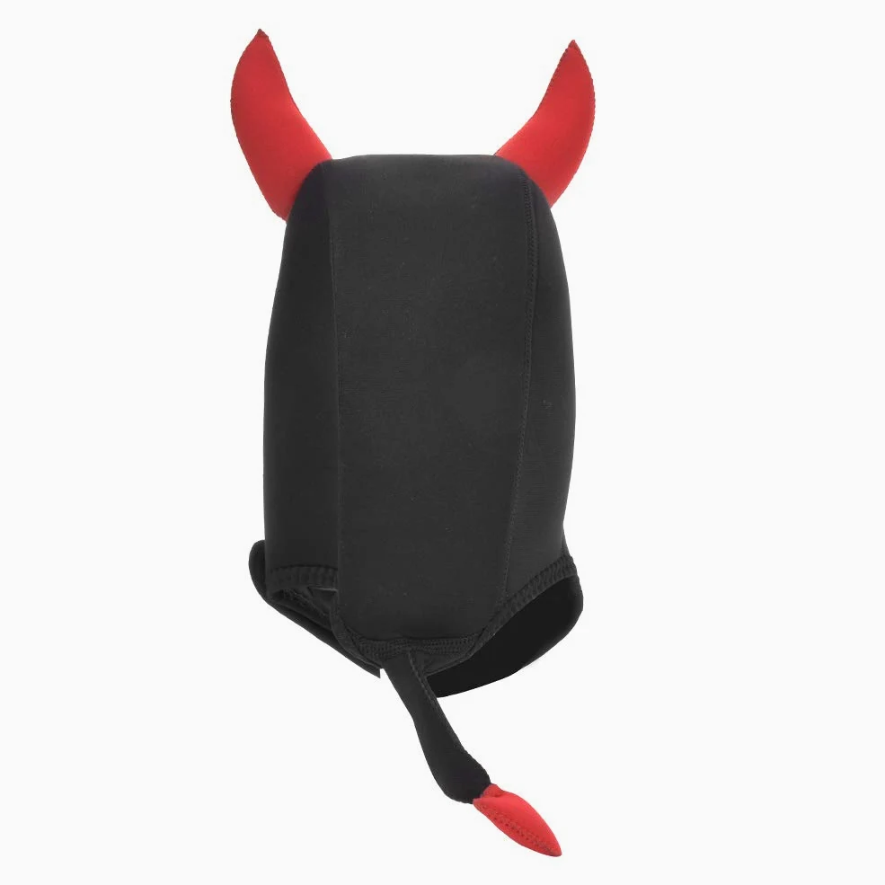 Capuche de Combinaison en néoprène,néoprène sans plongée sous-Marine Animal Dessin animé Chapeau Casquette Casque équipement de Capuche pour Kayak plongée en apnée Natation(Rouge), Capuche de pl