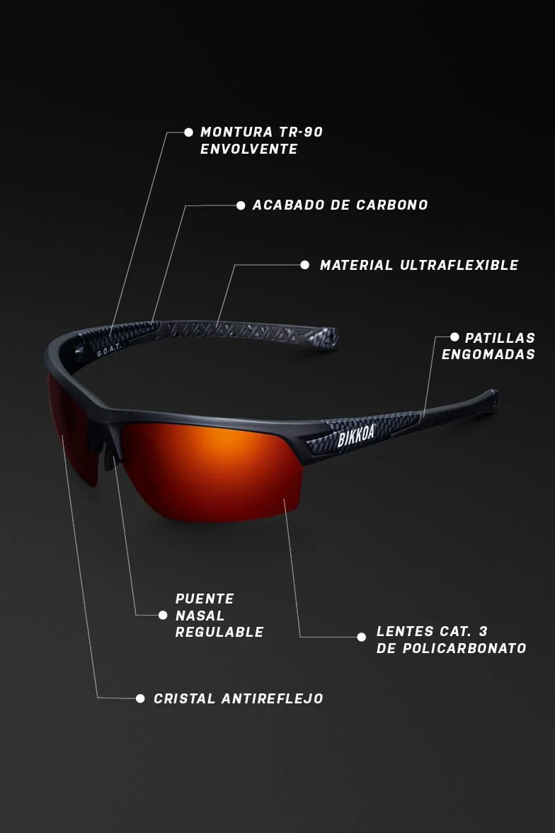 Lunettes de padel Goat Lentille rouge