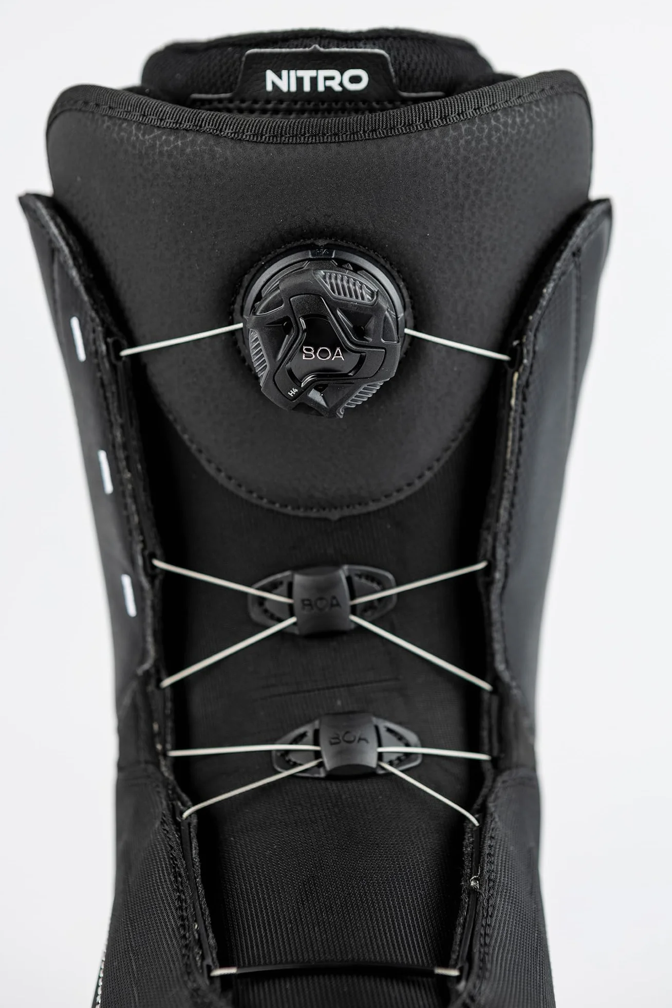 Nitro Tangent Boa Bottes de Snowboard pour Hommes, Noir, 31.5