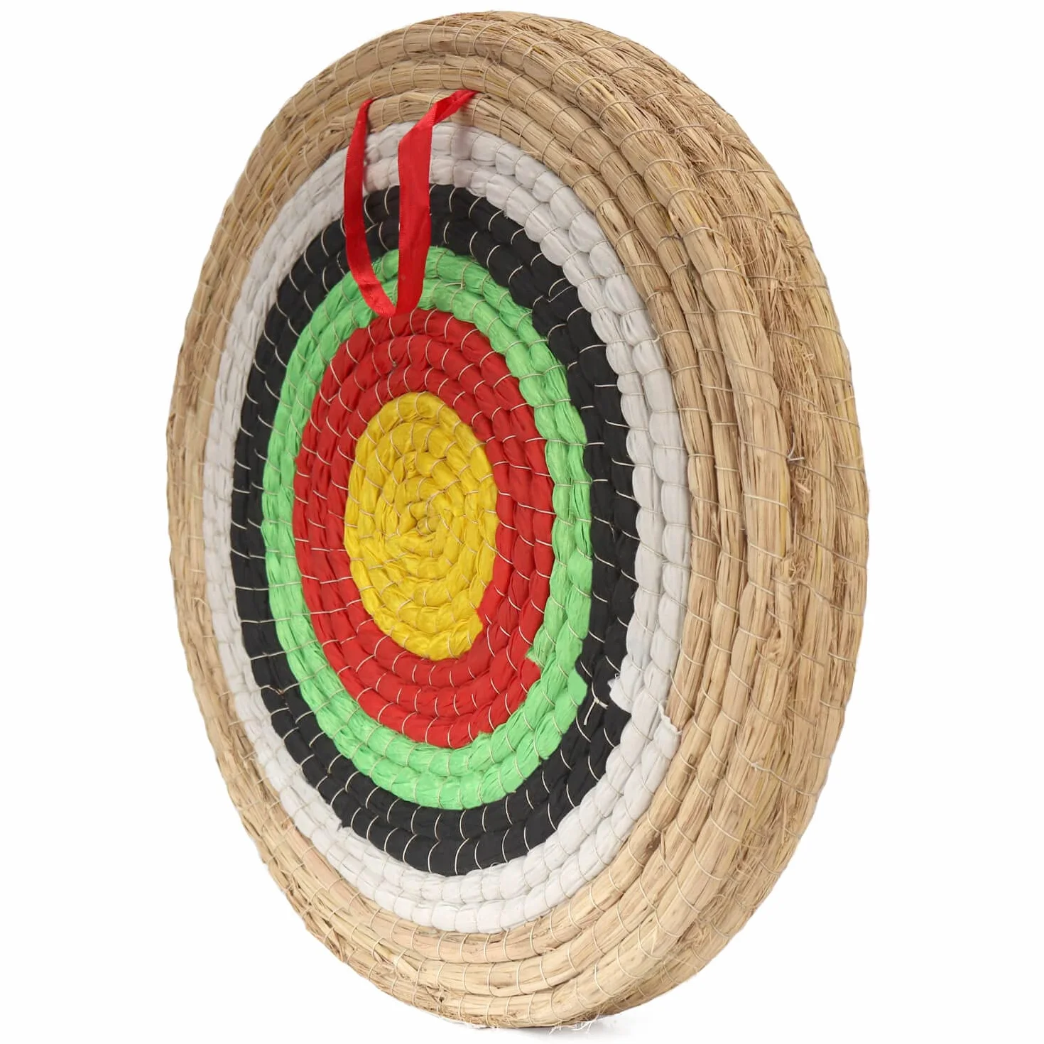 dostyle Cible de tir à l'arc traditionnelle en paille - Diamètre : 50 cm - Vert