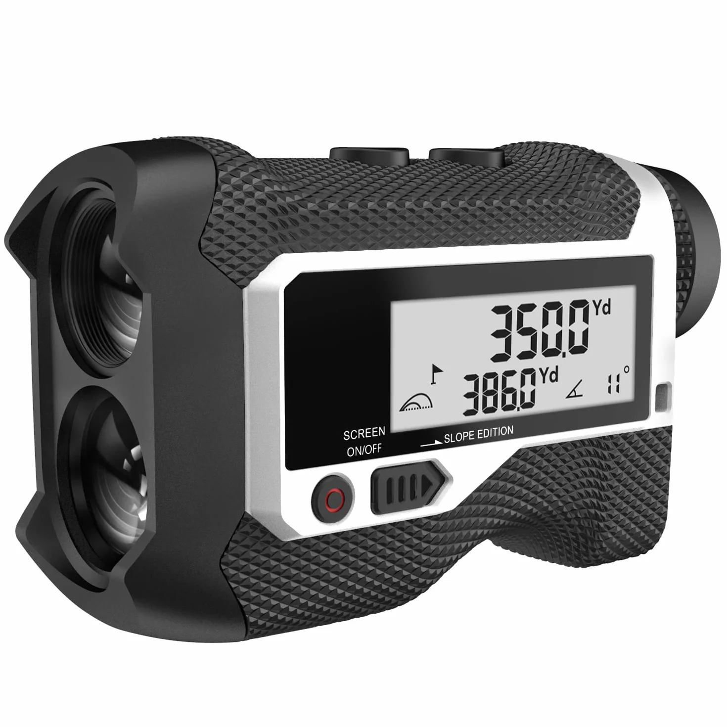 MiLESEEY Télémètre rechargeable avec interrupteur de pente, verrouillage de drapeau, vibration – 600 yds, précision ± 0,55 m – légal pour tournoi