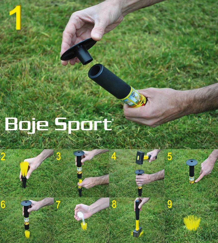 Plifix 25 repères pour Terrain de Sport, Jaune