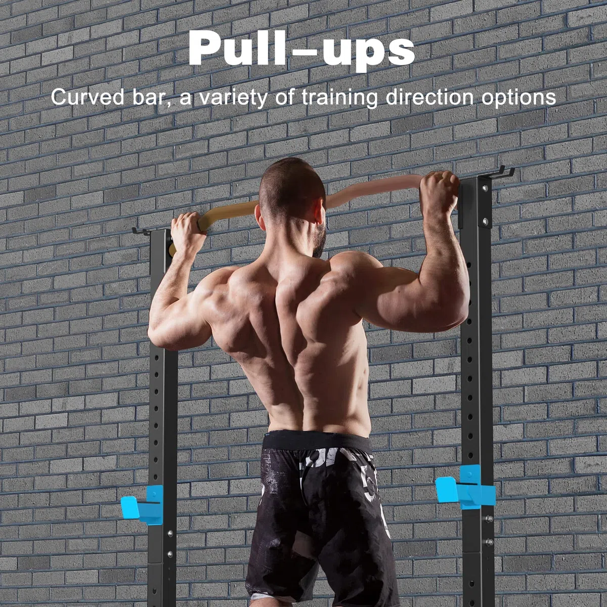 WINNOW Cage de Puissance Tour de Puissance pour Salle de Gym à Domicile réglable en Hauteur Squat Rack Station de Traction multifonctionnelle Support de Squat Support d'haltères