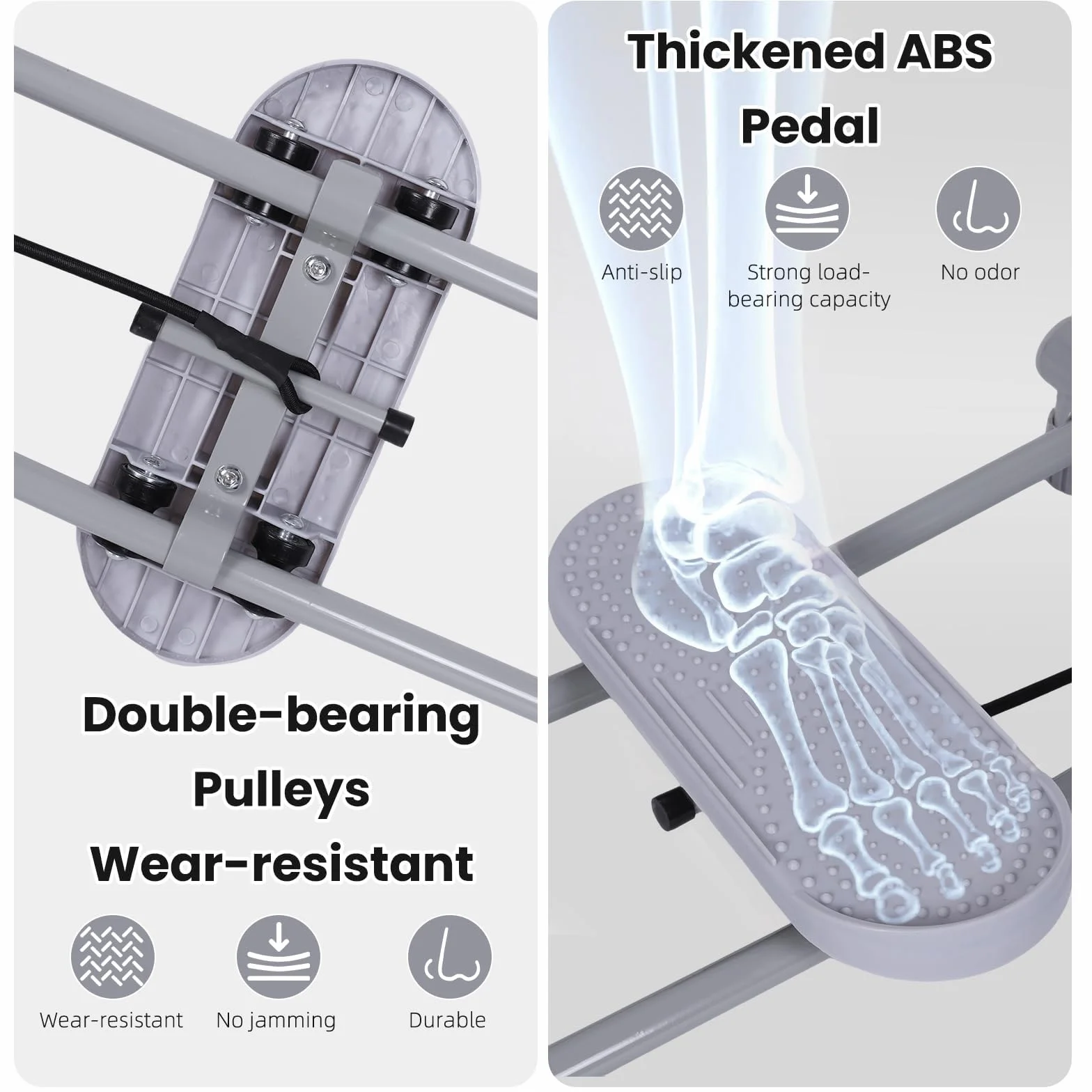 Simulateur De Ski, Entraîneur De Cuisses, Réglable Appareil Pliable pour Jambes, Plancher Pelvien pour Femmes, Appareil De Perte De Poids pour Abdomen, Jambes, Fessiers, Fitness À Domicile