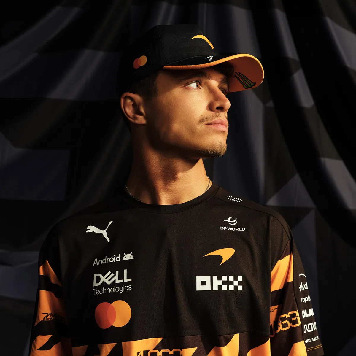 PUMA McLaren F1 Casquette édition spéciale 1000e GP 2026 Lando Norris Orange Taille Unique