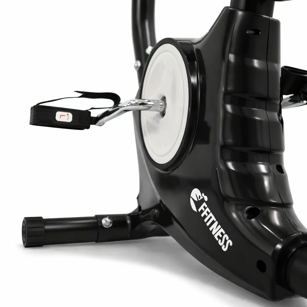 Vélo d'appartement Bike pour Mincir et Raffermir les Fesses et les Jambes, Résistance Réglable, Capteurs Cardio, Écran LCD, Selle Réglable, Entraînement Fitness