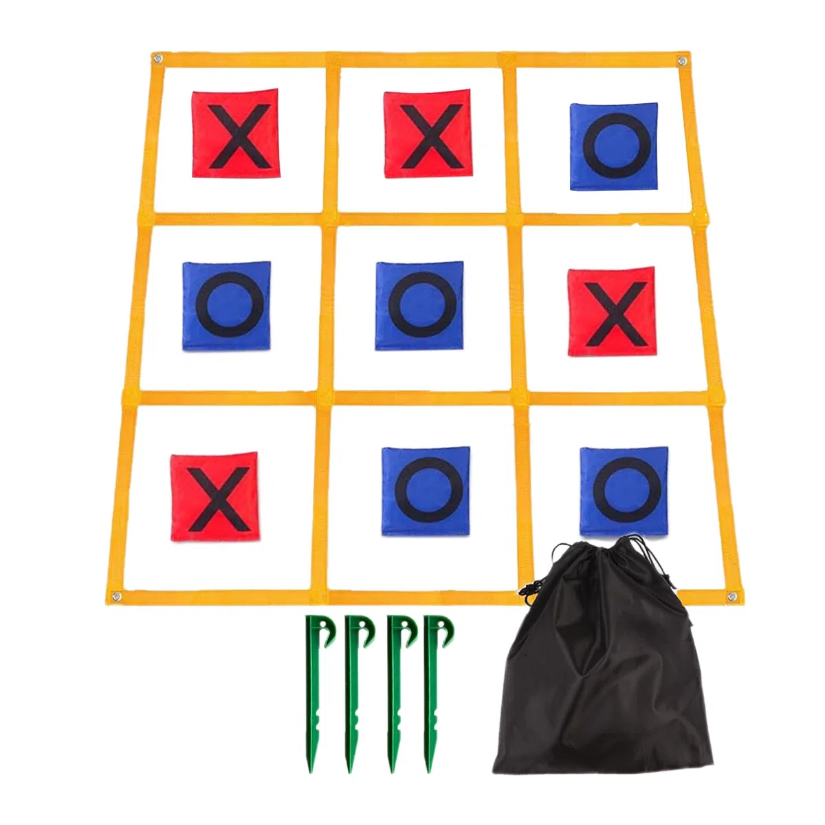 Jeu De Lancer De Sacs De Fèves | Morpion Géant pour L'été Et L'extérieur | Activités Familiales Interactives Et Amusantes - Grand Jardin, Pelouse, Carnaval, Camping, Jeux De Lancer pour Adultes