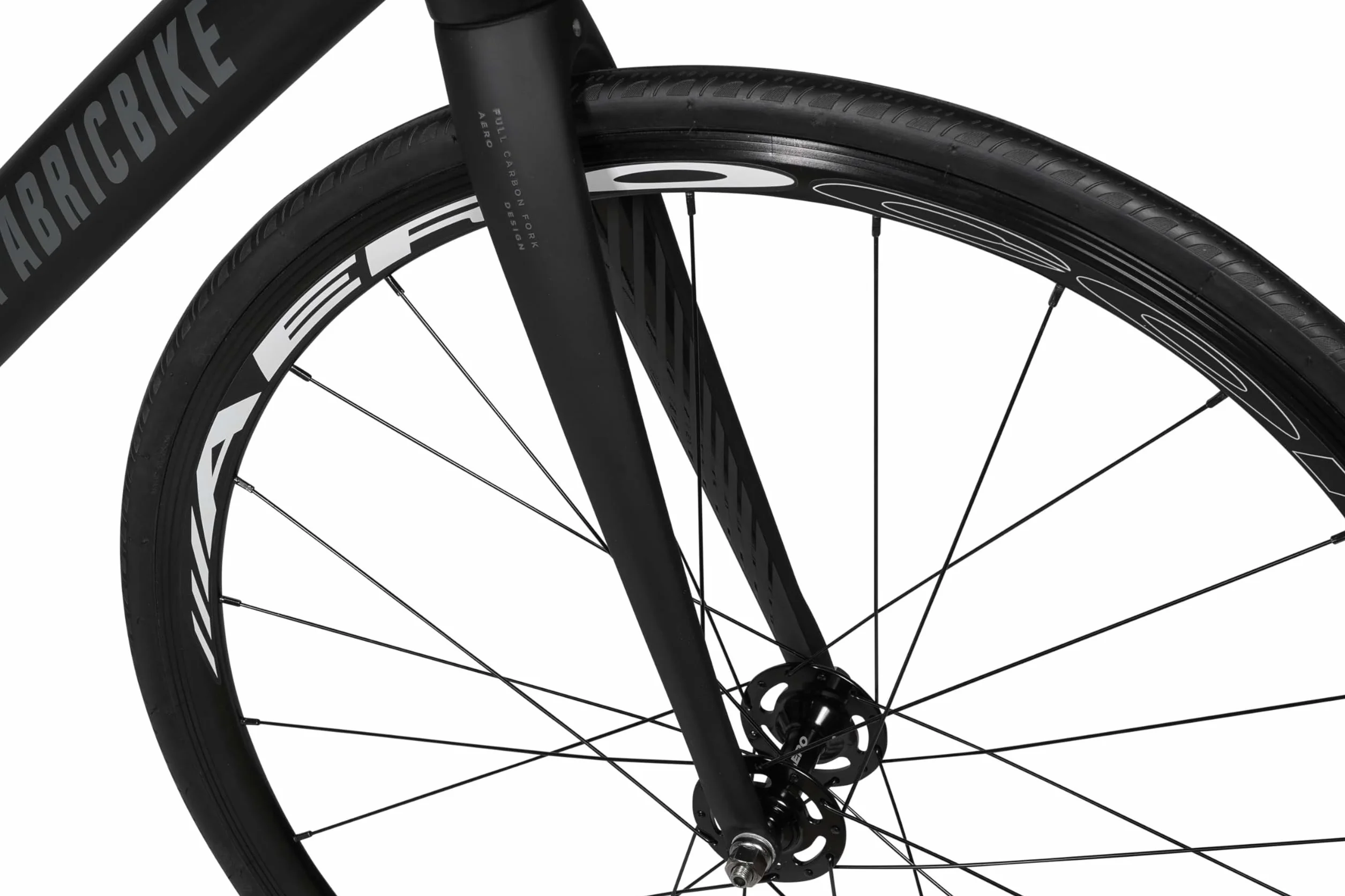 FabricBike Aero - Fixed Gear Bicyclette, Single Speed Fixie Complète moyeu, Cadre en Aluminium et Fourche en Carbone, Roues 28, 5 Couleurs, 3 Dimensions, 7.95 kg (Taille M)