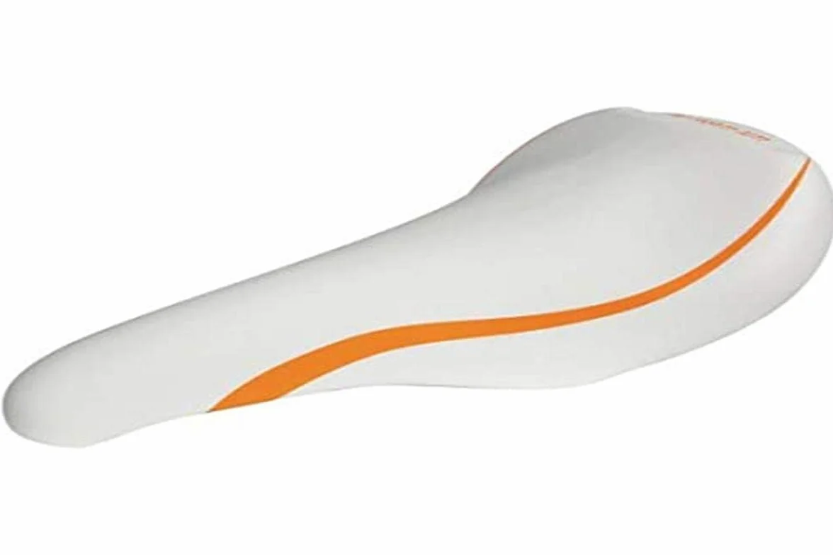 Waterflex WX-SADDLE-W3 Selle Grand Confort Blanche et Orange Pour aquabike WR