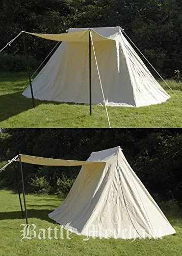 Battle-Merchant - JORVIK Historique 4 x 6 m 425 g/m² Couleur : aspect chevalier naturel LARP Médiéval