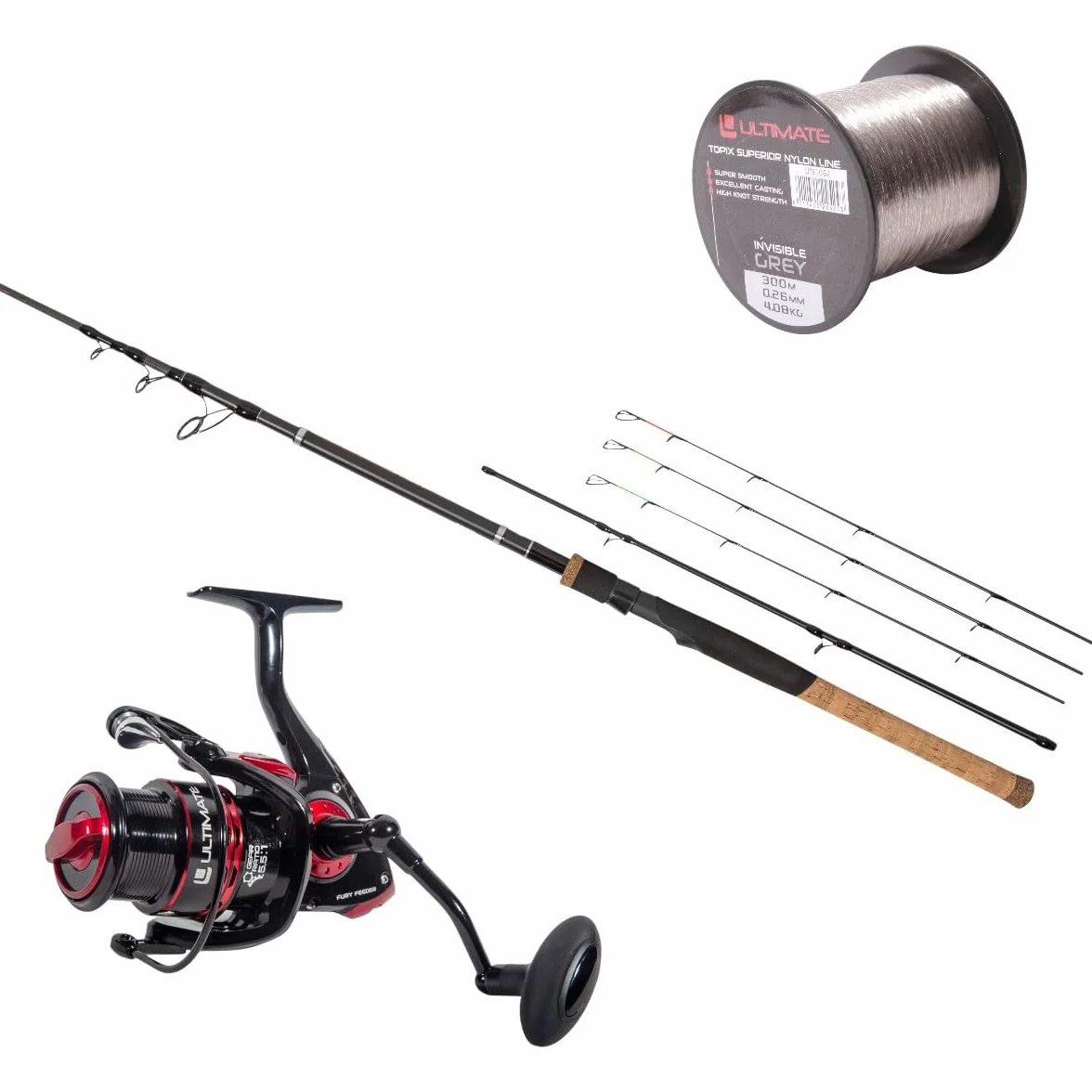 Ensemble Canne Ultimate Fury Feeder EXT 3.00m (20-60g) - Ensemble Coup