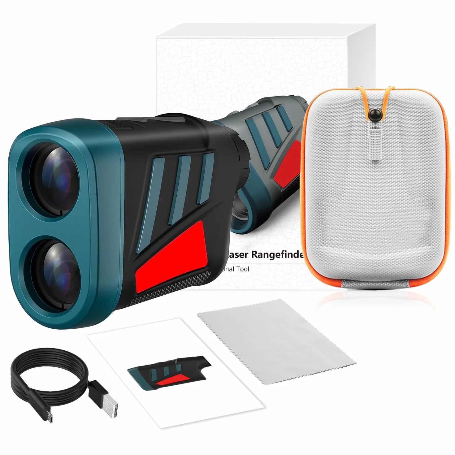 Télémètre de Golf, DT600 de Mesure Laser avec grossissement x6 et Batterie Rechargeable Mesure Distance Mesure 600, Angle Mesure de Classe de Protection IP54