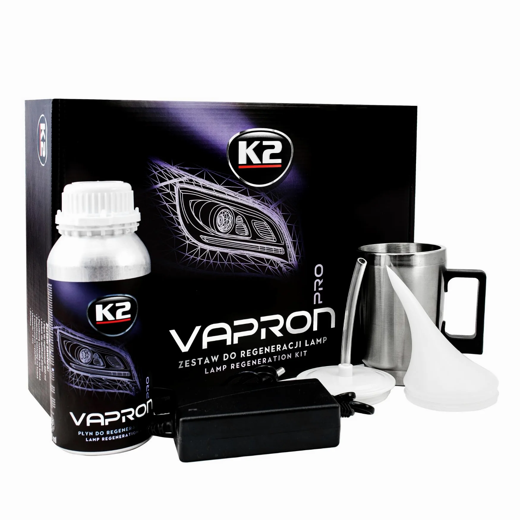 K2 Vapron Headlight regeneration kit kettle