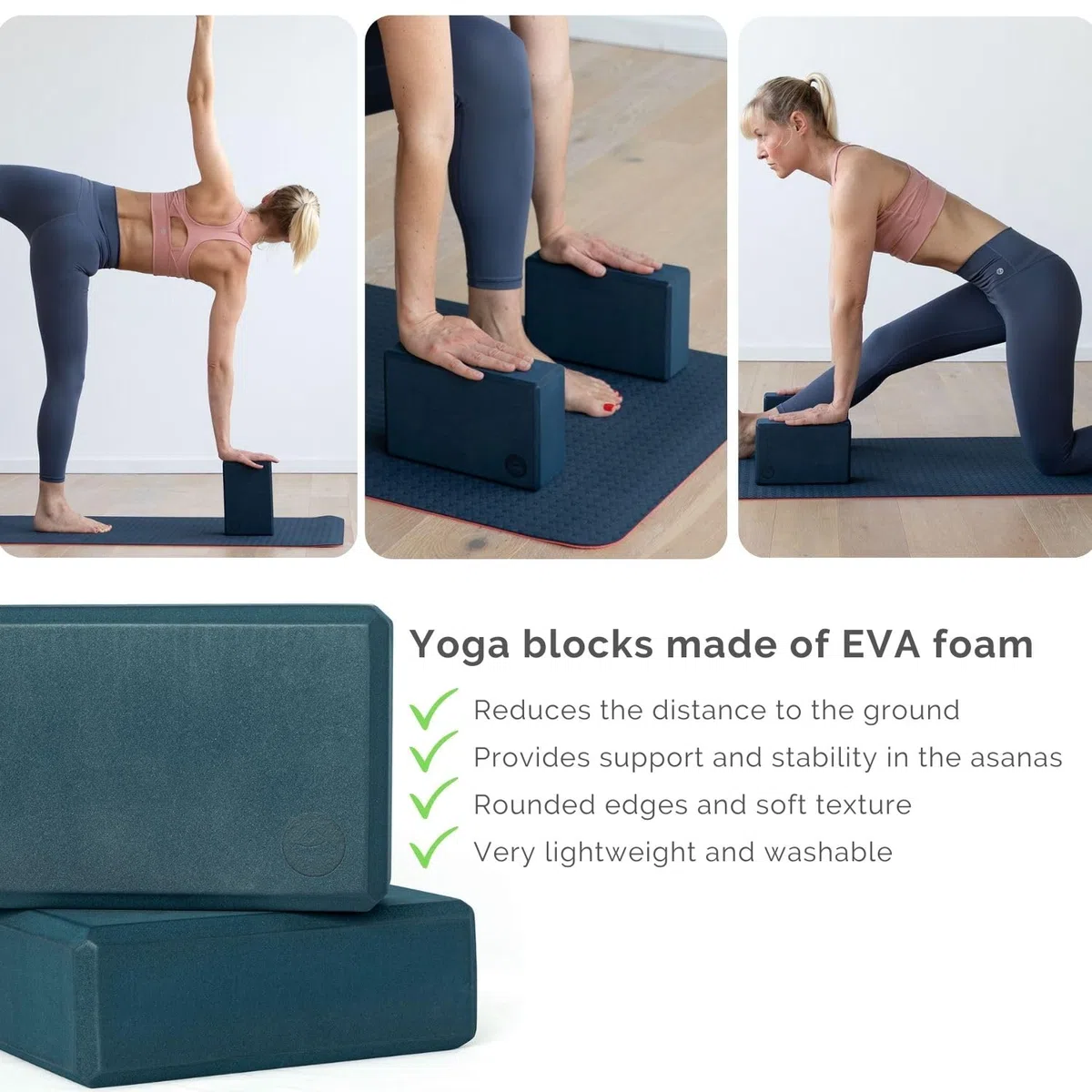 Bodhi - Kit Yoga Complet pour débutants Flow avec Tapis de Yoga, Brique et Sangle