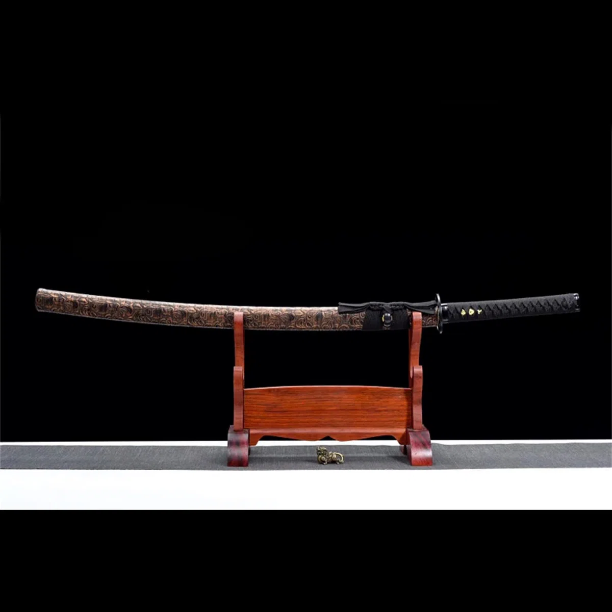 Épée de samouraï en Bois, bokken fait à la main, processus traditionnel, lame en bambou naturel, katana d'entraînement japonais cadeau kendo iaido