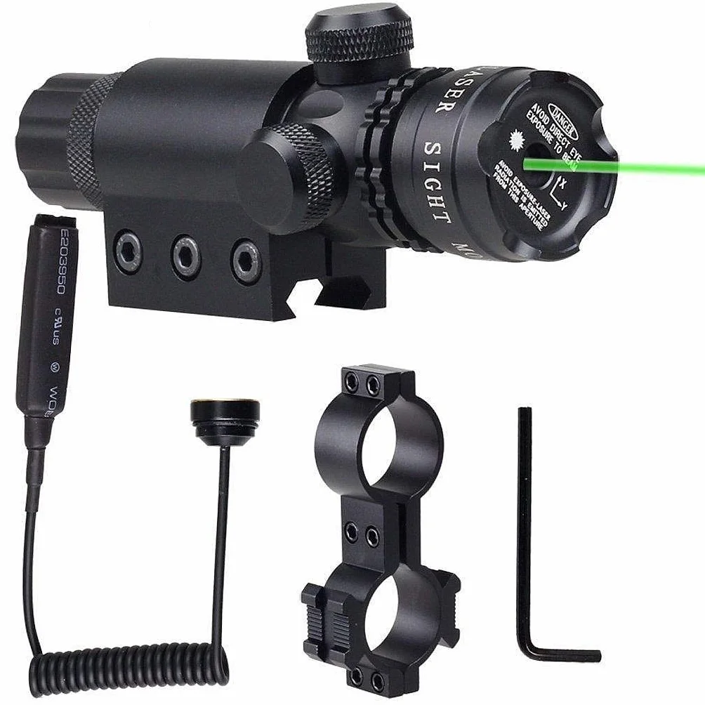 Ajustement extérieur Verte visée Laser Fusil Laser portée avec gratuits Dovetail Montage 8 Chiffre Monte
