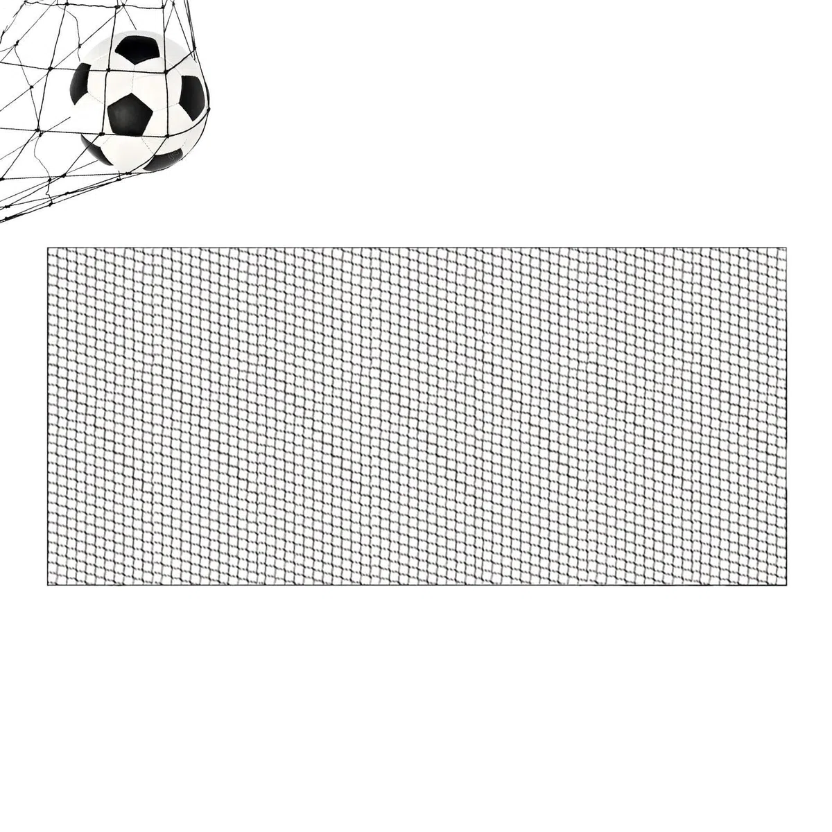 Filet pour Ballon de Foot,Barrière Écran De Protection en Nylon pour Sports | Filet D'Arrêt De Jardin,pour Baseball Softball Tennis Basket Volley Foot Goal Garage Terrain