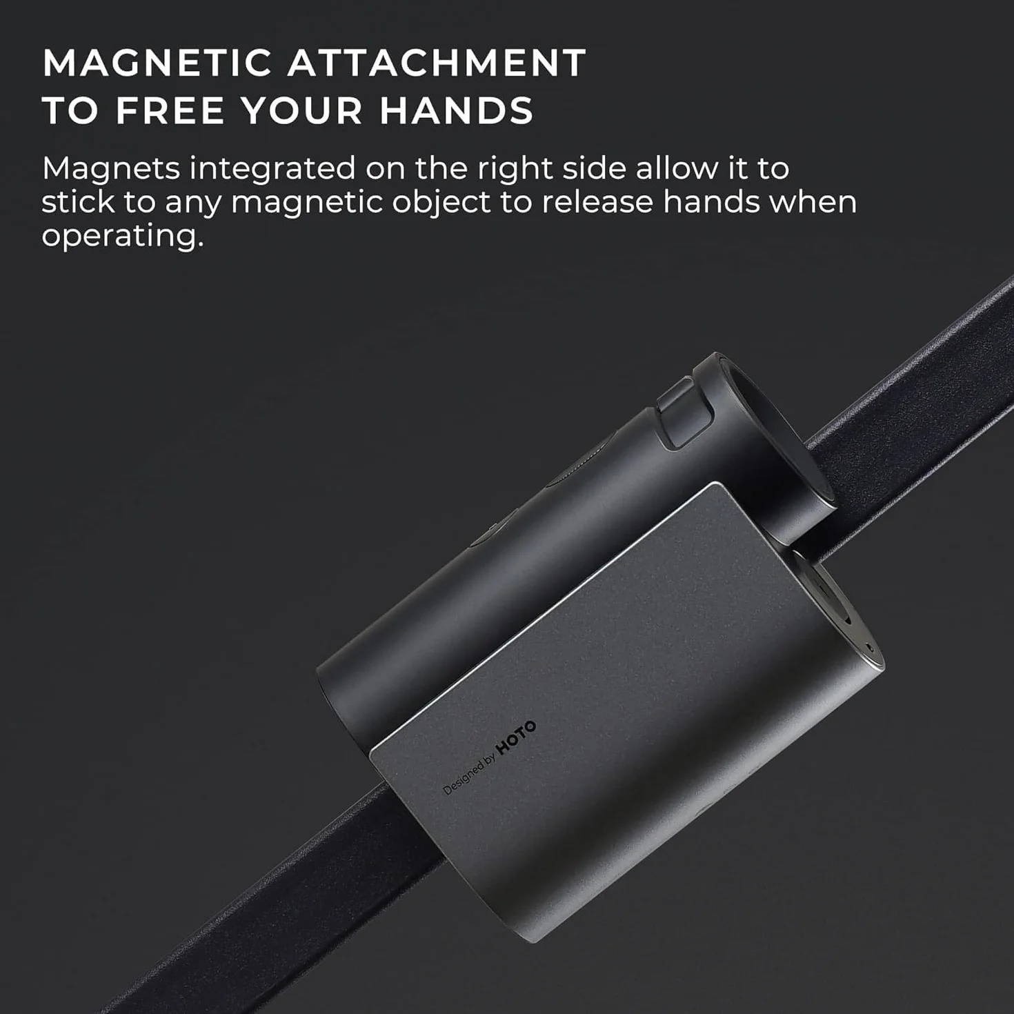 HOTO Télémètre Golf Laser 1100 yd, avec Compensation de Pente/Verrouillage de Drapeau, Grossissement 6 x, Précision ±1 m, Mesure Instantanée 0,5 s, Oculaire en Silicone, Recharge USB-C