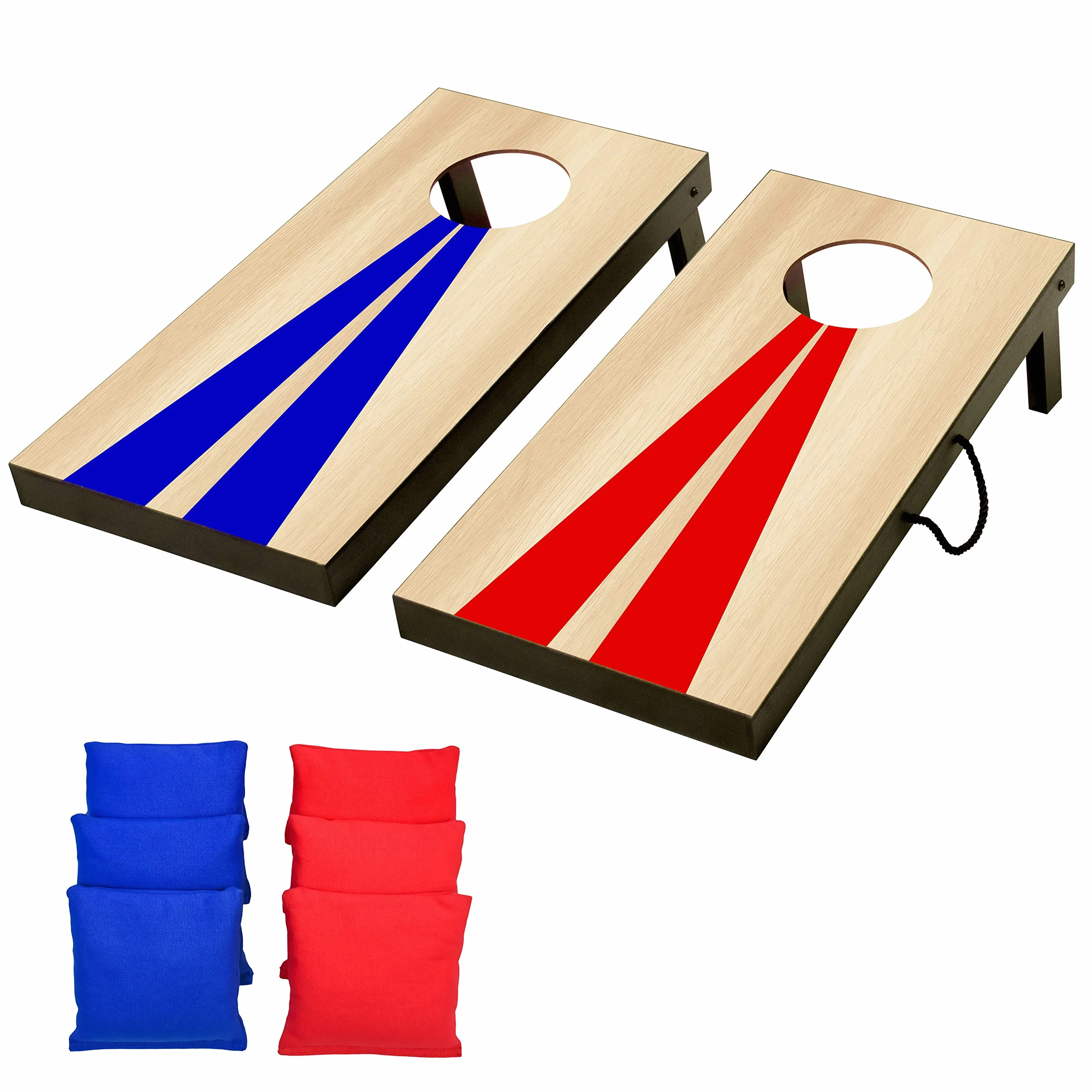 GoSports Jeu Cornhole Portable 61 x 30,5 cm avec 6 Sacs