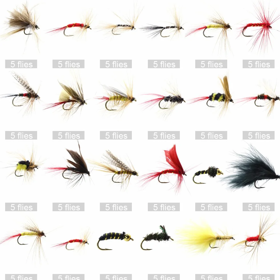 Croch Mouche en forme de pêche à la main - Leurre artificiel avec boîte étanche