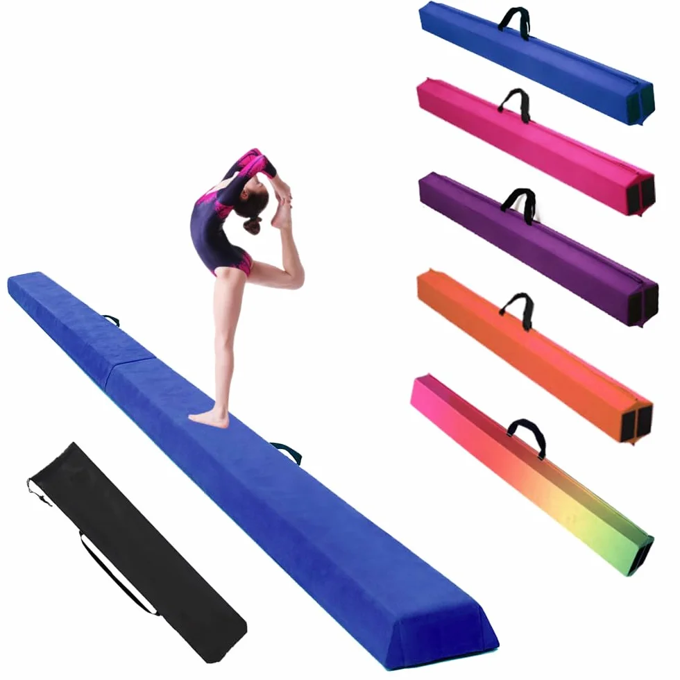 Gymnastique Poutre d'équilibre Pliante Poutre d'équilibre Balance Équipement de Fitness pour Enfants Formation Exercice de Gymnastique