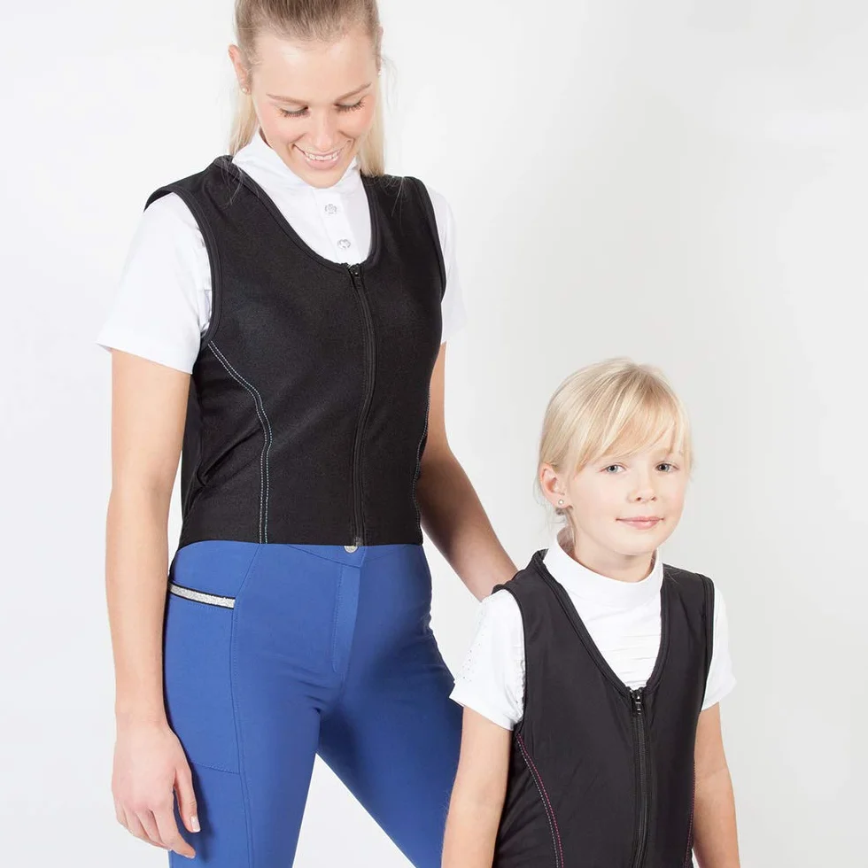 PFIFF Protection dorsale ange gardien pour enfants noir/bleu taille L