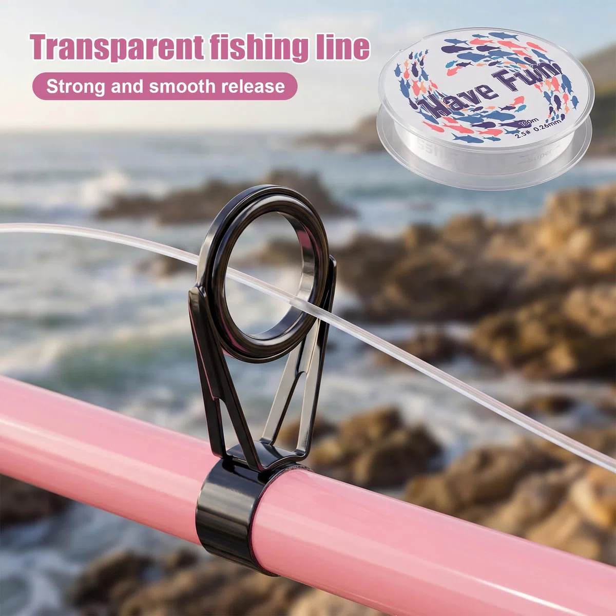 Lot de 2 cannes à pêche télescopiques de 2,1 m avec sac de transport, canne à lancer, 2 fils, appâts et proie, convient pour les débutants, cadeau de pêche pour hommes et femmes, eau salée et eau
