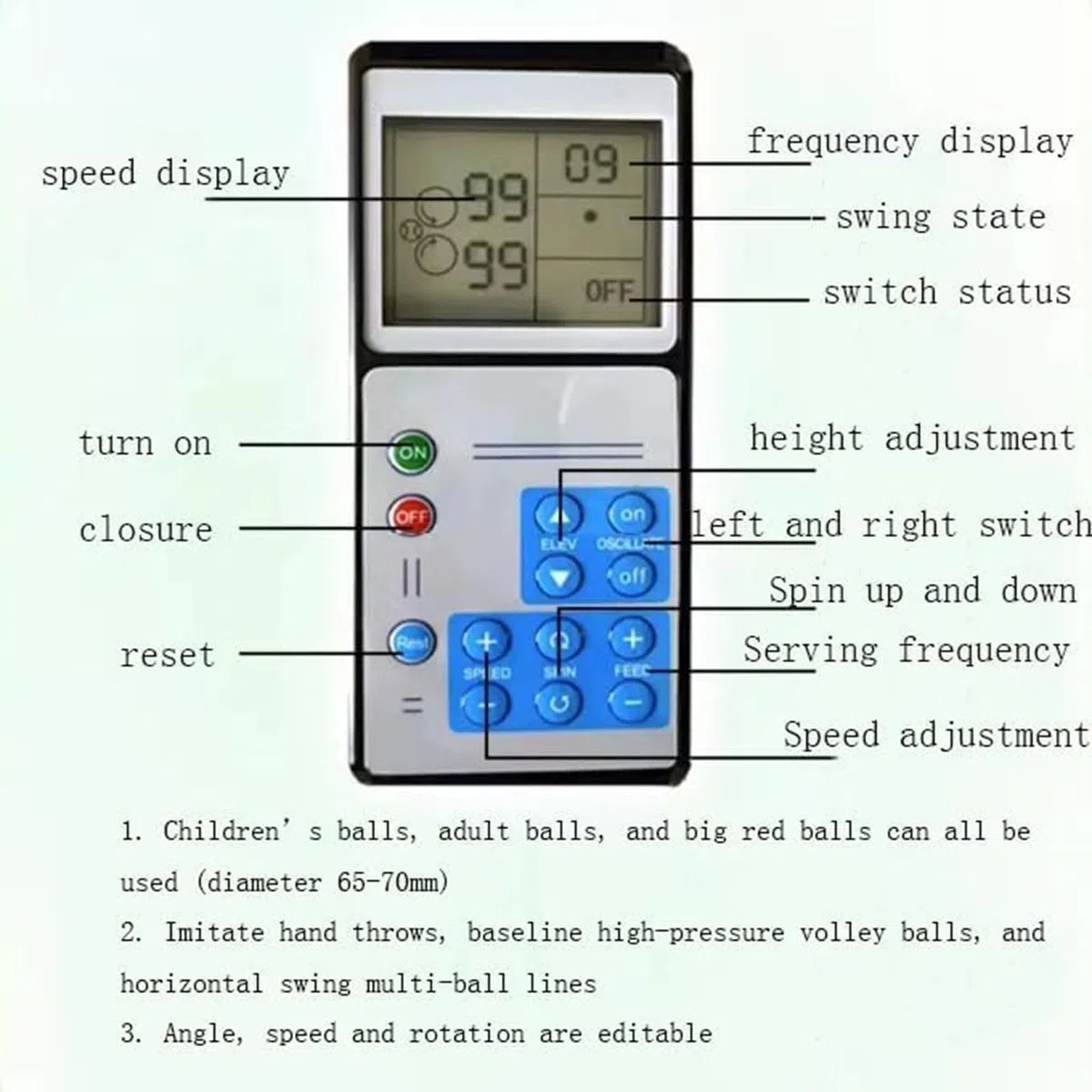 Machine De Balle De Tennis Portable, Machine D'entraînement/Lanceur/équipement pour La Pratique Quotidienne, Angle De Lancement Réglable, 50 Balles, pour Débutants, Entraînement en Solo
