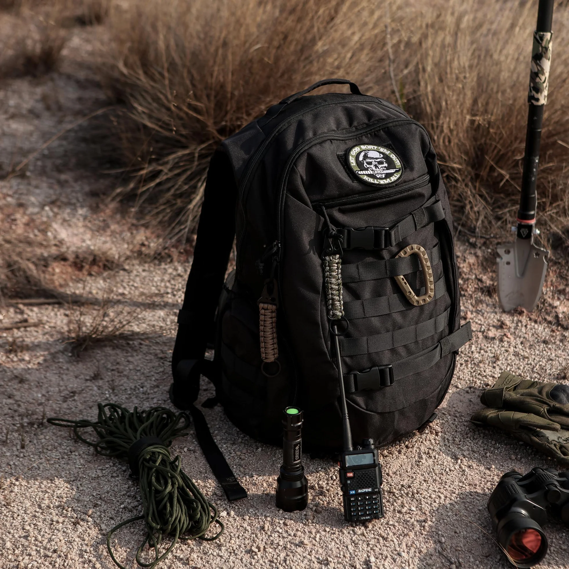 Mardingtop Sac à Dos 28 L/35 L - pour Adulte - Tactique - Sac à Dos de randonnée