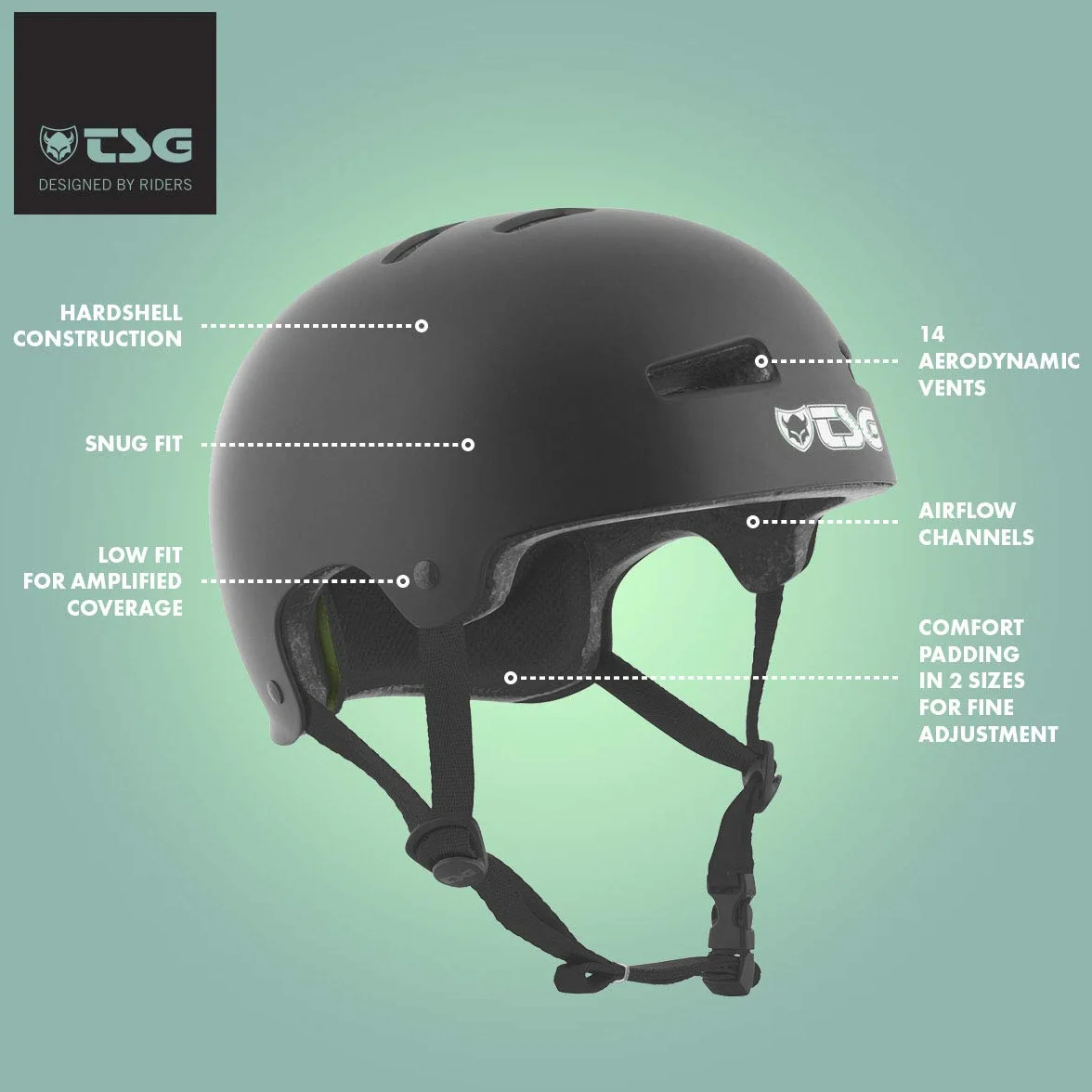 Casque Evolution Solid Color L/XL (57-60 cm) Satin Dark Black
