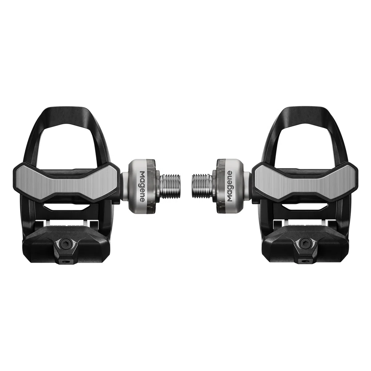 Magene P715 Capteur de Puissance à Pédales, Précision de Puissance de ± 1%, Autonomie de 120h, Bluetooth Ant+, Pédales de Vélo Double Face Compatible avec (SPD-SL)/(KEO)