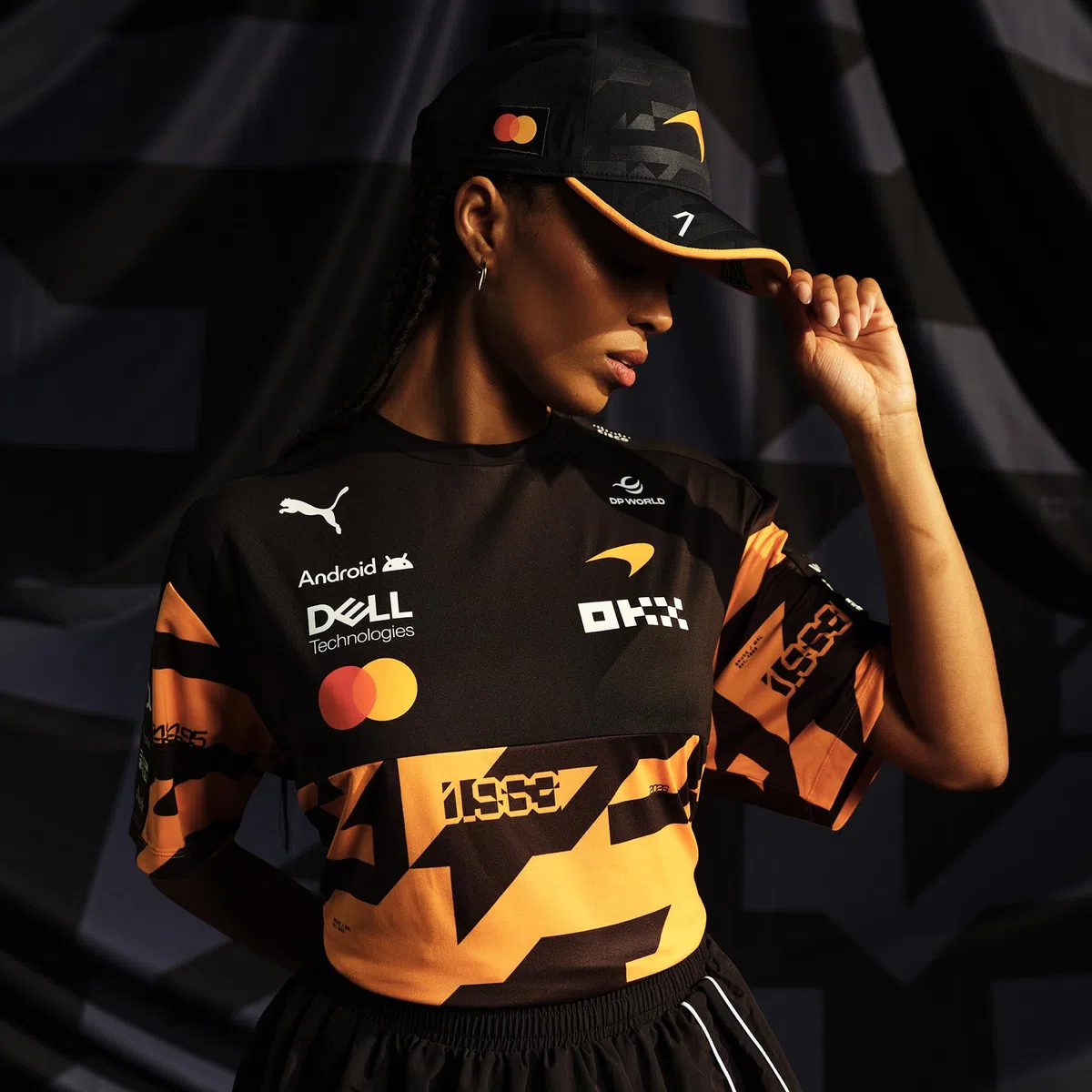 PUMA McLaren F1 Casquette édition spéciale 1000e GP 2026 Lando Norris Orange Taille Unique