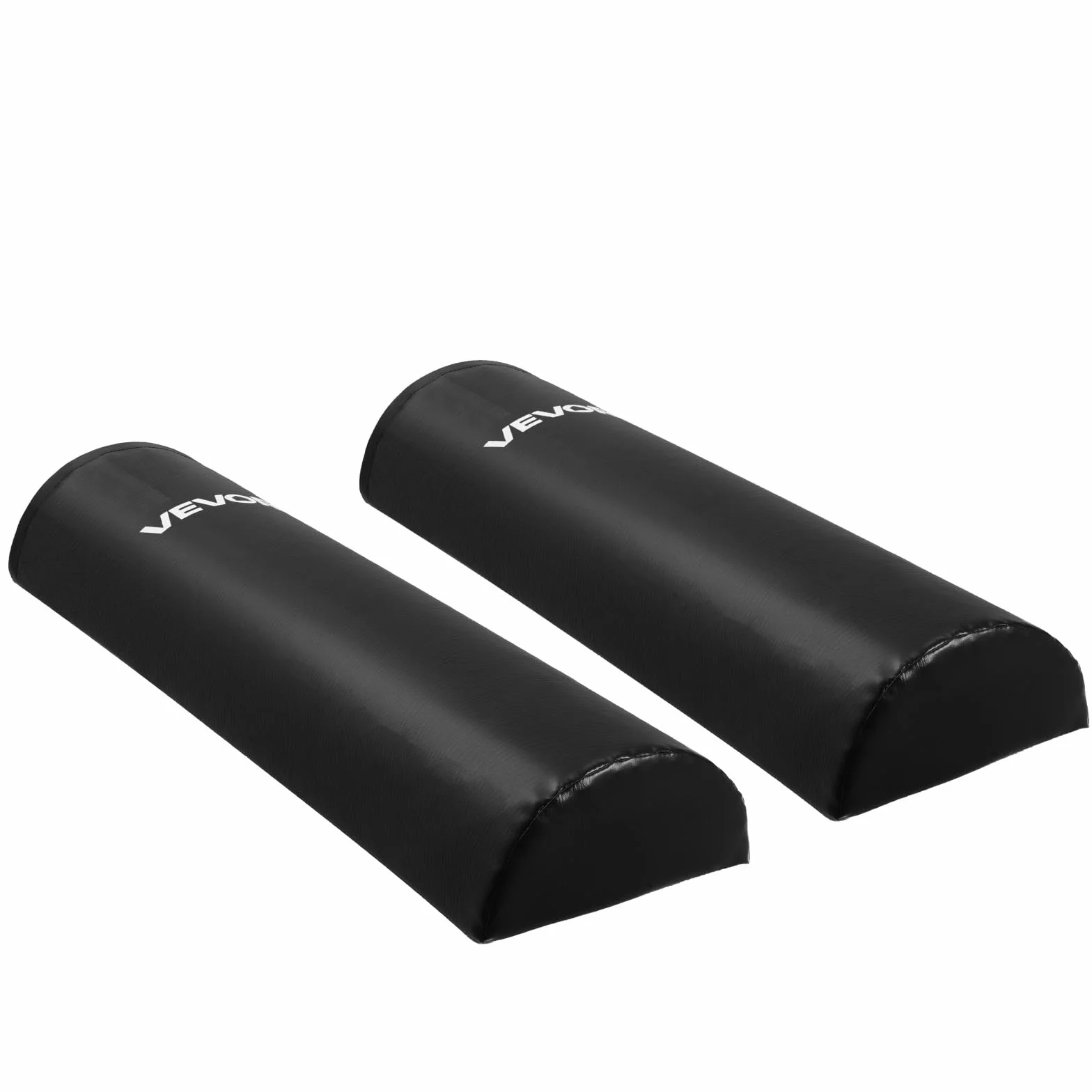 VEVOR Sac de Plaquage de Rugby 2PCs, Matériels d’Entraînement de Football Américain de 108 cm en PVC, Coussin de Blocage en Éponge Haute Densité, avec Poignées, pour Exercices de Tacle, Noir