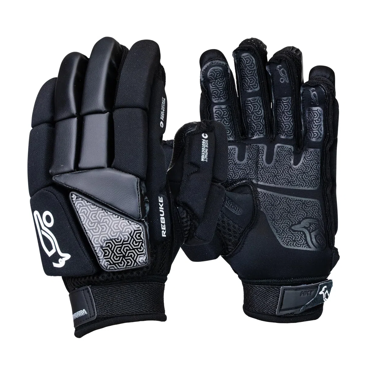 KOOKABURRA Rebuke Hockey Glove – High-Density Foam, Rubberised Palm, Indoor/Outdoor Use, Black