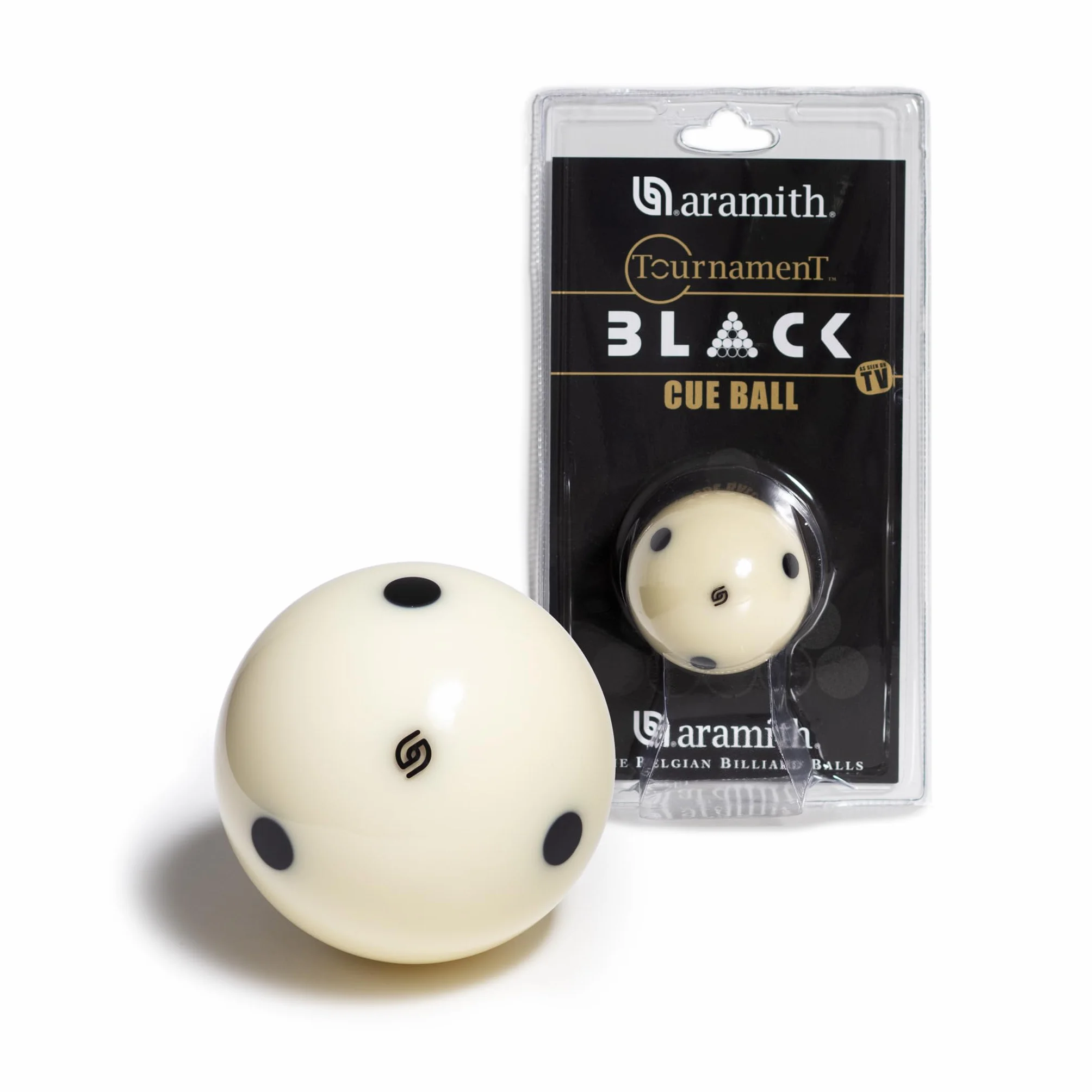 Aramith Tournament Queue de billard noire 6 points noirs sous blister 6 points noirs