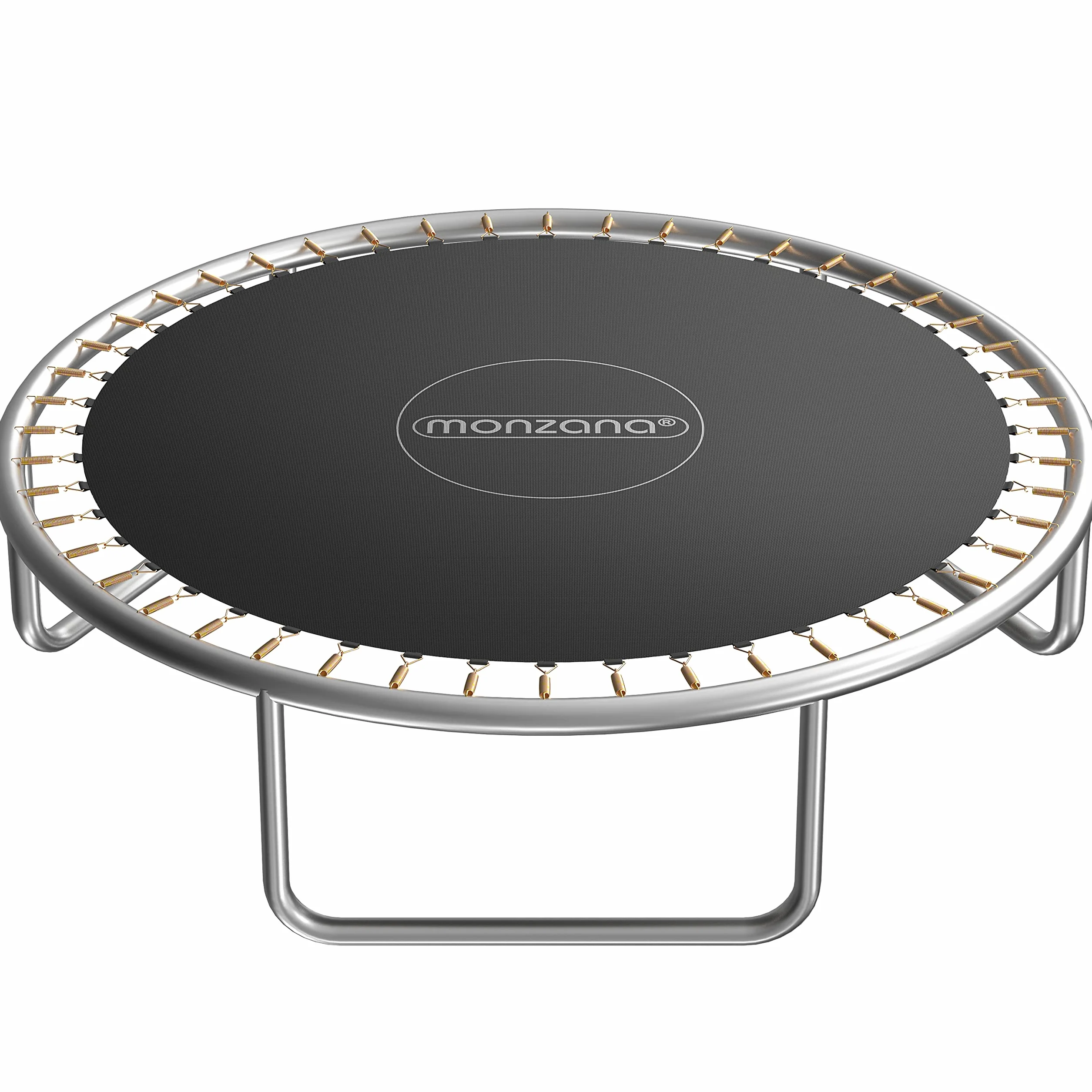 Monzana Tapis de Saut Trampoline Ø 183/244/305/366/427 cm 30-96 Oeillets Cousus 8 Fois résistants aux UV 13,5-14 cm Ressorts 50-150 kg Jardin Toile de Saut Trampoline Accessoires