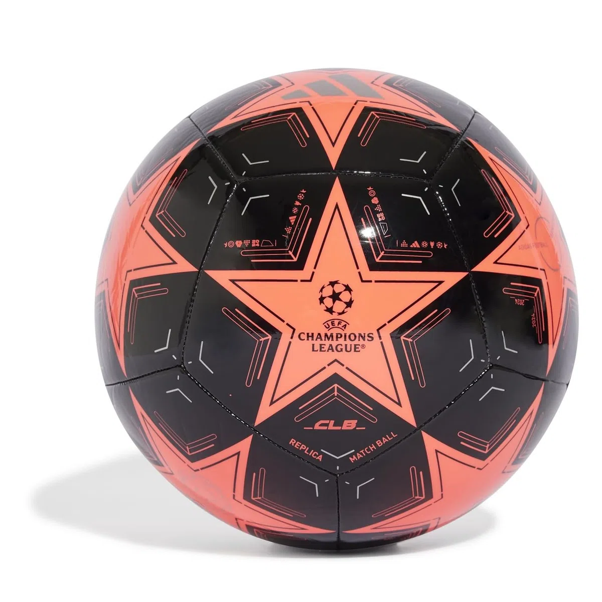 adidas UEFA Champions League Club IX4064 Ballon de Football, Unisexe, Noir, 5 UE