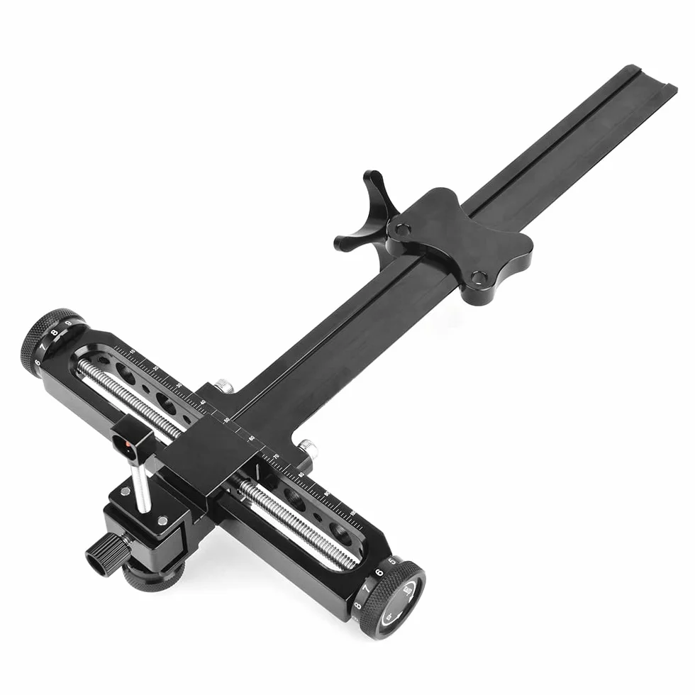 Viseur d'arc Classique Aluminium 9 Pouces Ajustable pour Tir à l'arc Chasse