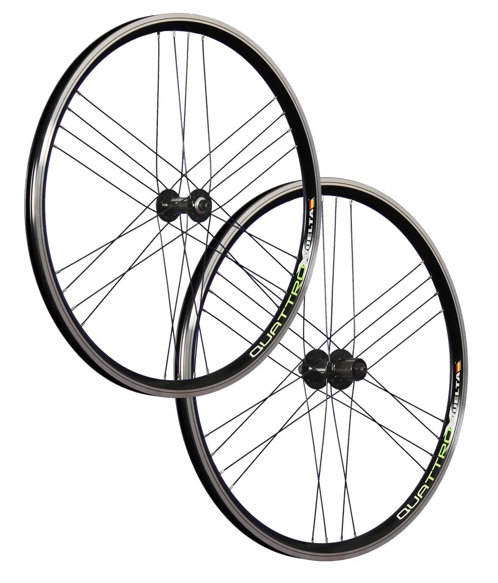 Ensemble de roues de vélo Airtec1 Shimano HB / FH-RM40 26" - Noires - 24 trous