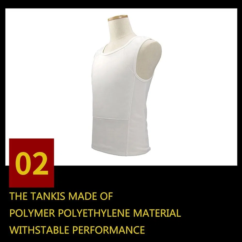 Gilet Pare-balles de Niveau IIIA - Vêtements de Protection de sécurité Tactique dissimulés de Léger Imperméable Respirant pour La Protection De La Sécurité Personnelle