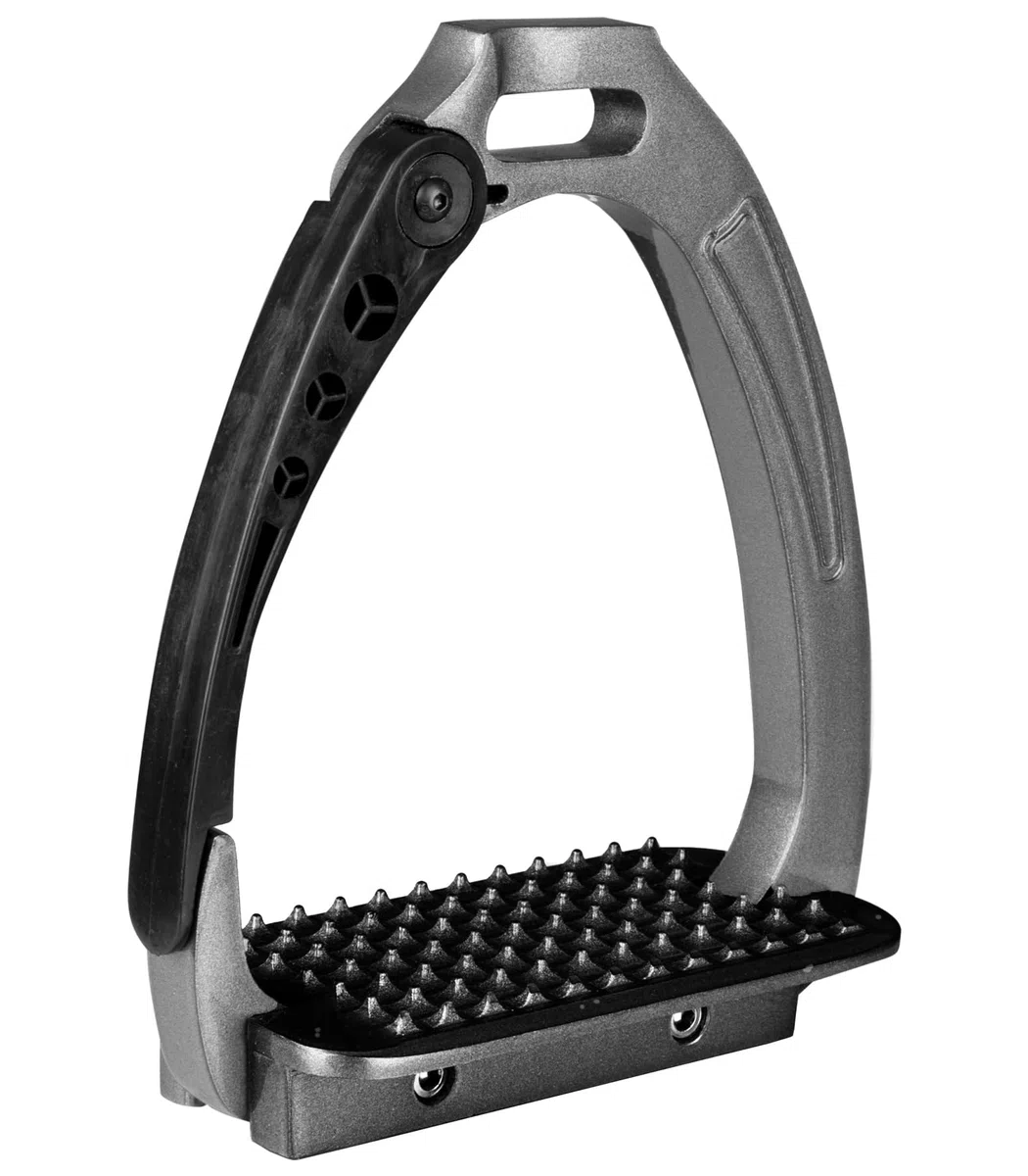 WALDHAUSEN Étrier de sécurité professionnel pour enfant, gris métallisé, 11 cm